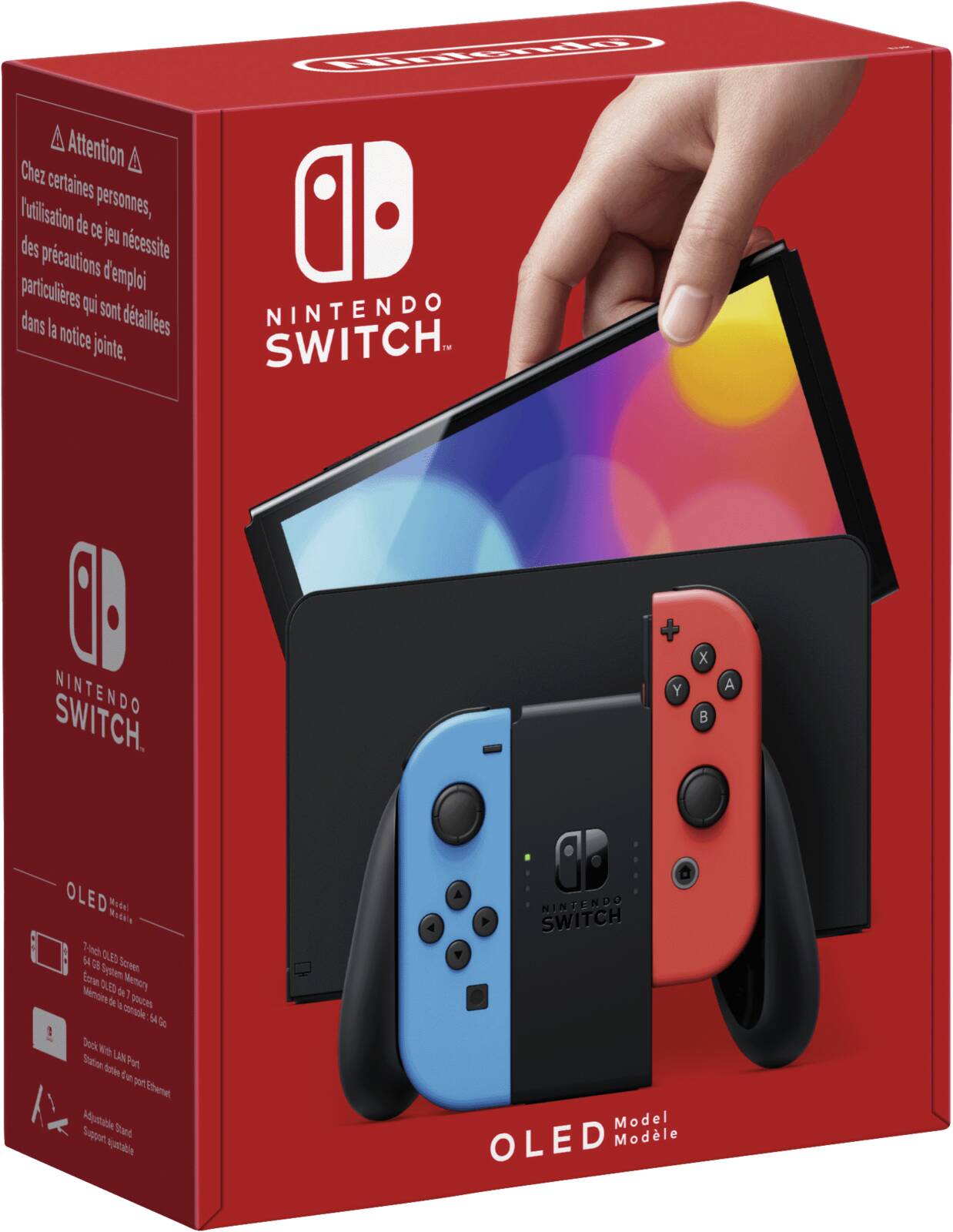 Abbildung 1 zu Nintendo Nintendo Switch (OLED-Modell) Neon-Rot/Neon-Blau