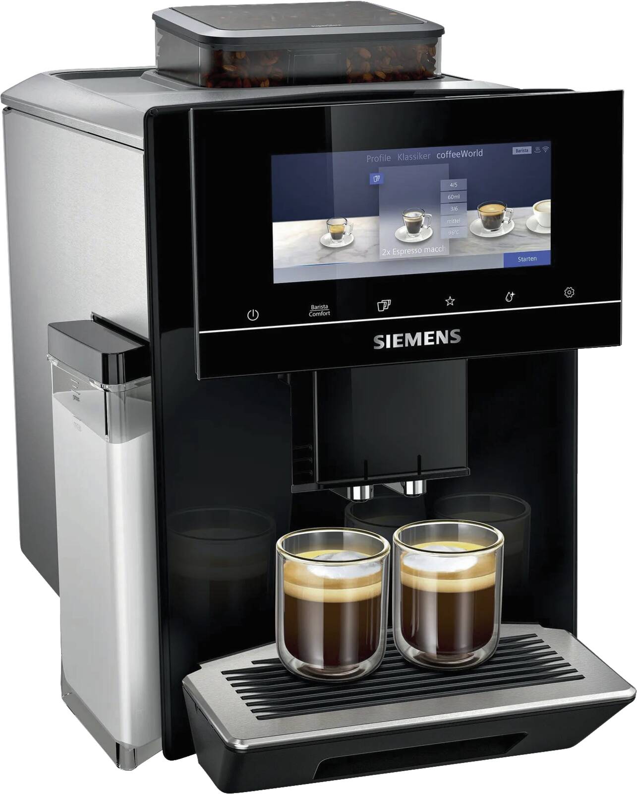 Abbildung 1 zu Siemens Kaffeevollautomat TQ903D09 19bar 2,3L Milchsystem Display Appst. B Ware