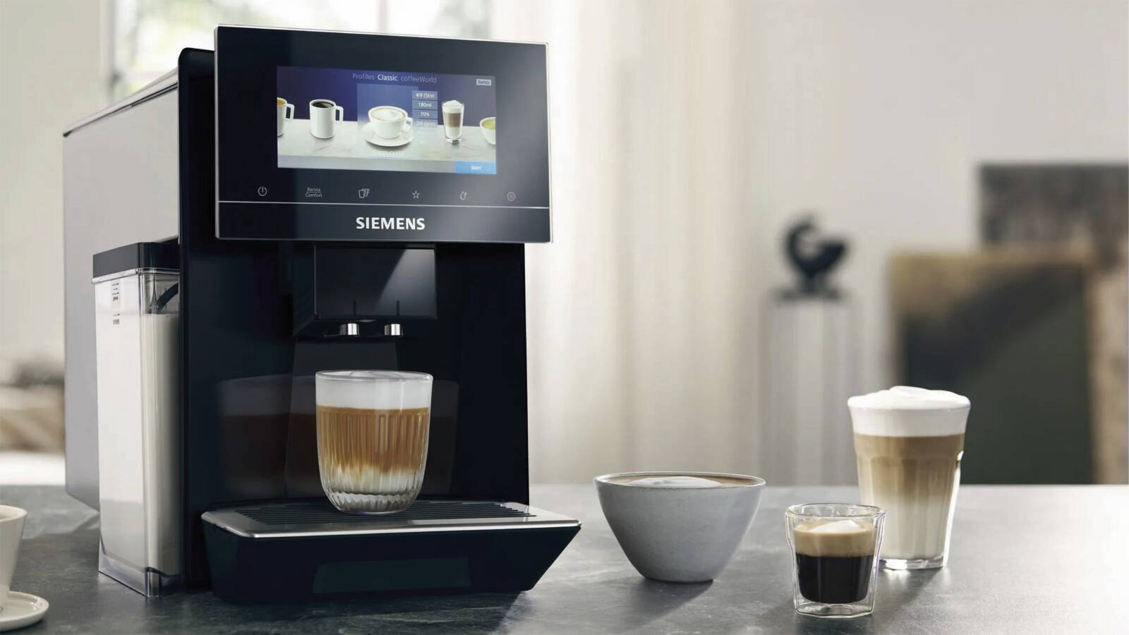 Abbildung 5 zu Siemens Kaffeevollautomat TQ903D09 19bar 2,3L Milchsystem Display Appst. B Ware