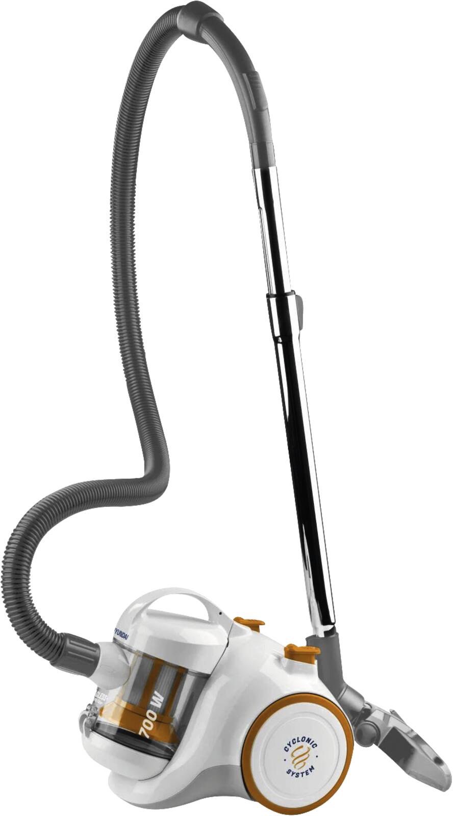 Abbildung 2 zu Hyundai Bodenstaubsauger VC 009 weiss beutellos 700 Watt + Zubehör B Ware