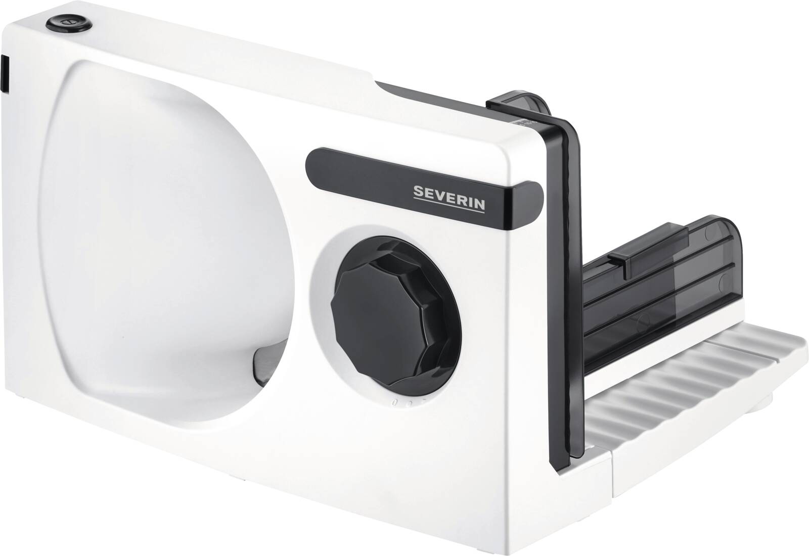 Abbildung 1 zu Severin Allesschneider Schneidemaschine AS 3912 weiß 100 Watt bis 15 mm klappbar