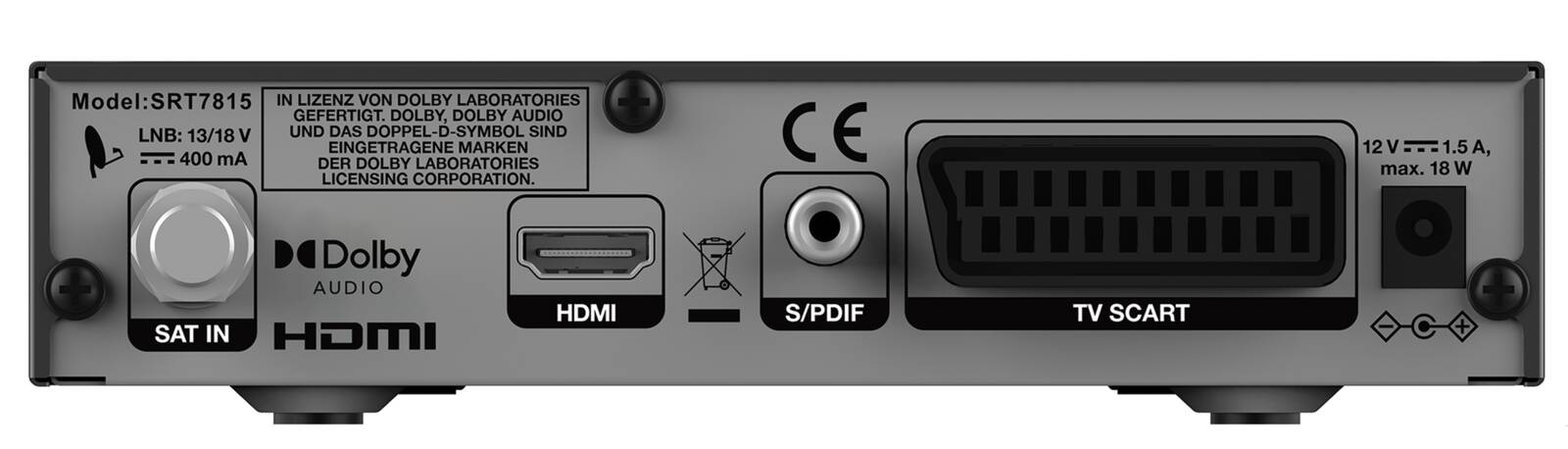 Abbildung 2 zu Strong Set-Top-Box Receiver SRT 7815 HDTV freenet TV geeignet 6 Mon. HD+ inkl.