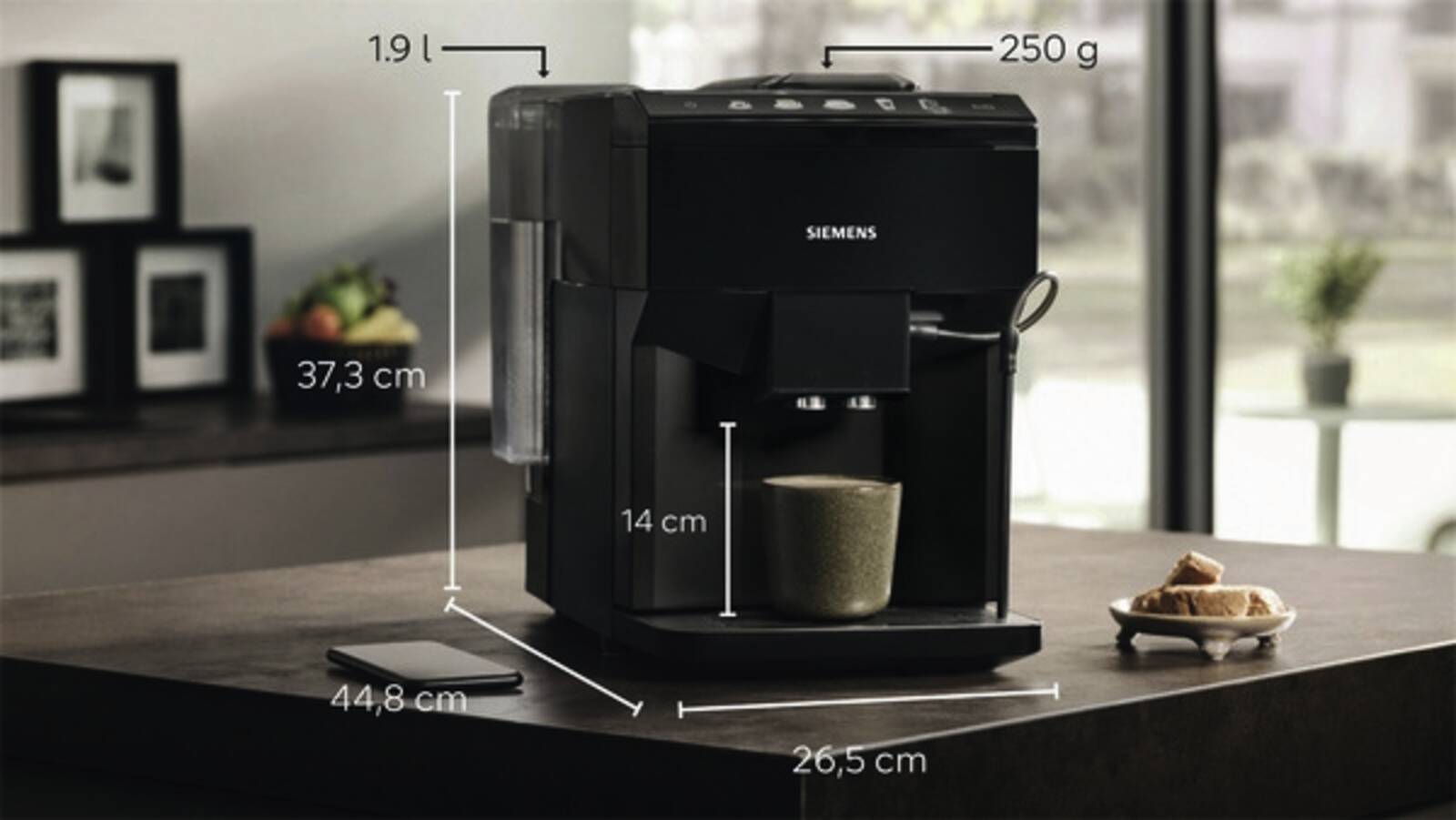 Abbildung 3 zu Siemens Kaffee-Vollautomat Kaffeemaschine TP511D09 EQ500 classic 15 bar 1,9l