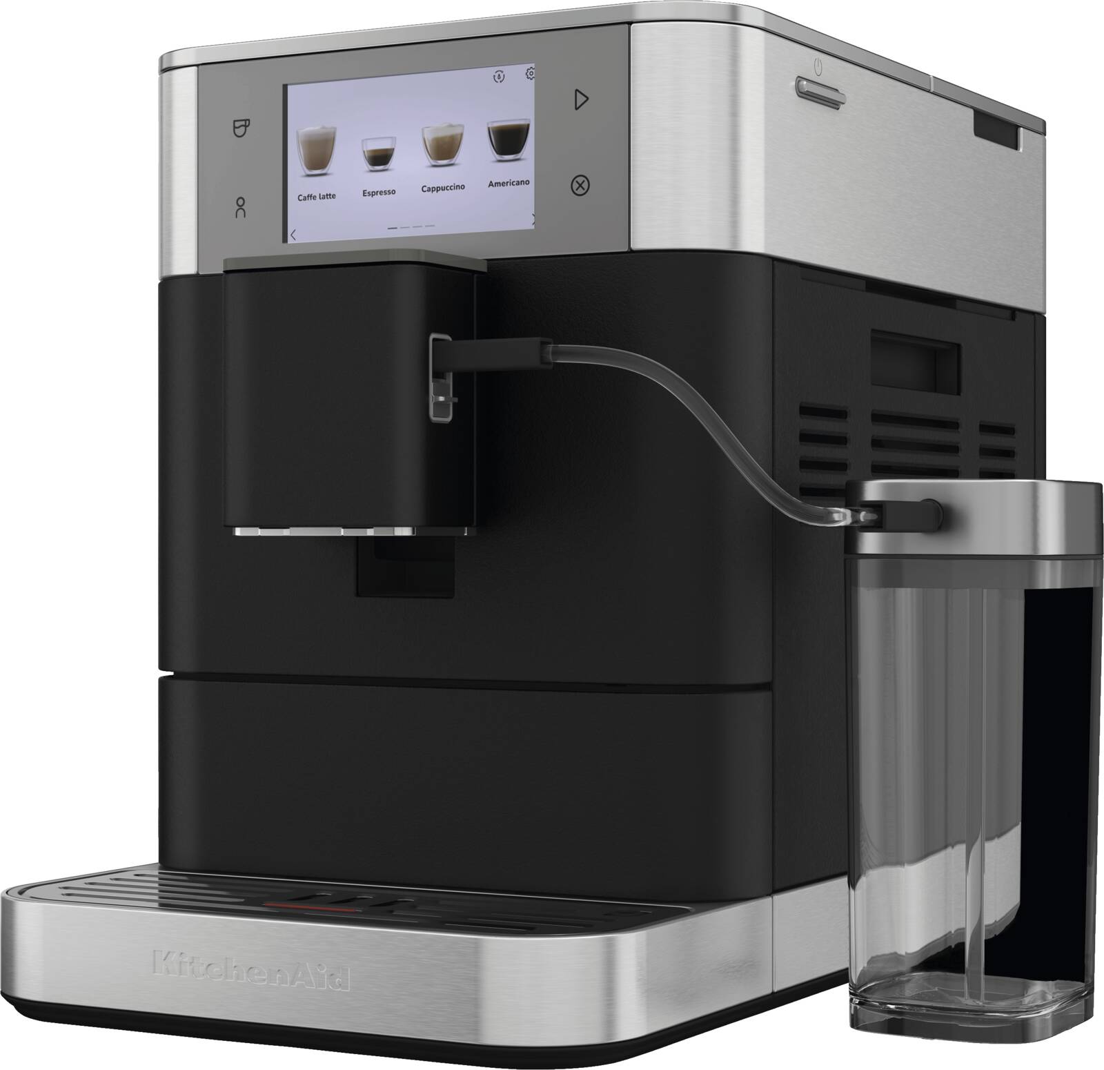 Abbildung 2 zu Kitchenaid Kaffee Vollautomat 5KES8558EBK Gusseisen Schwarz 15 bar  B Ware