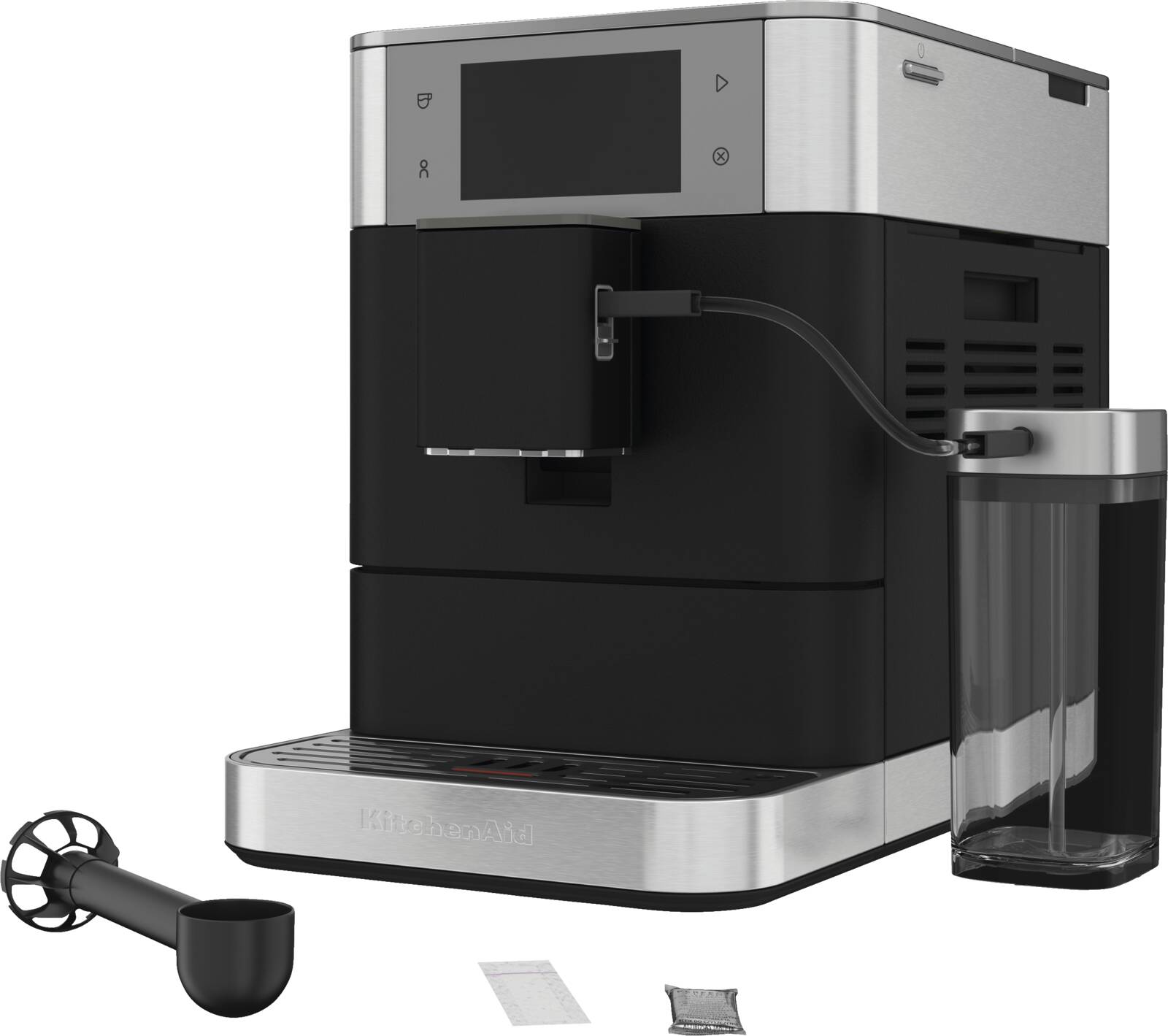 Abbildung 3 zu Kitchenaid Kaffee Vollautomat 5KES8558EBK Gusseisen Schwarz 15 bar  B Ware