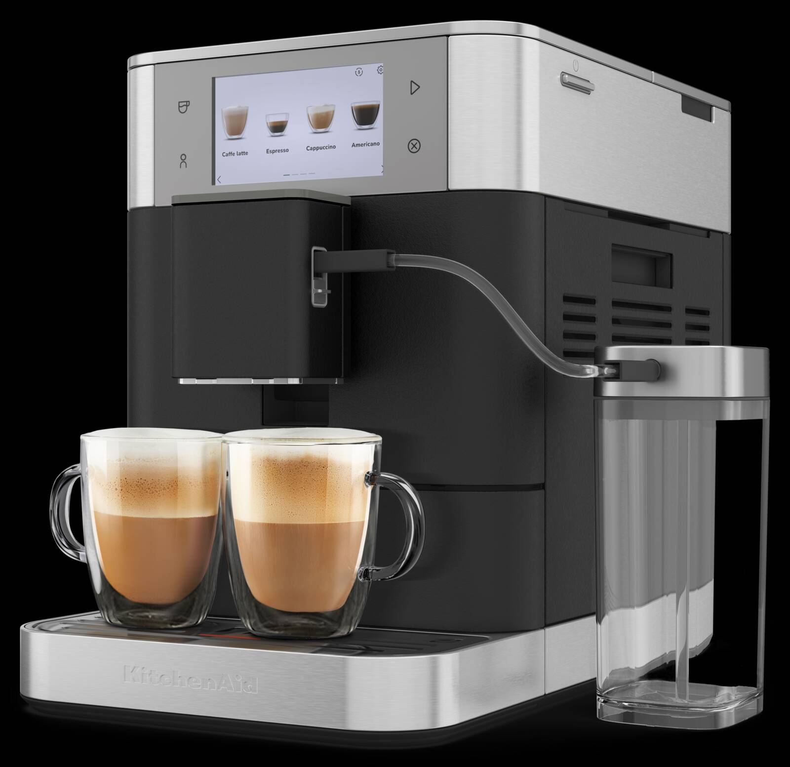 Abbildung 5 zu Kitchenaid Kaffee Vollautomat 5KES8558EBK Gusseisen Schwarz 15 bar  B Ware