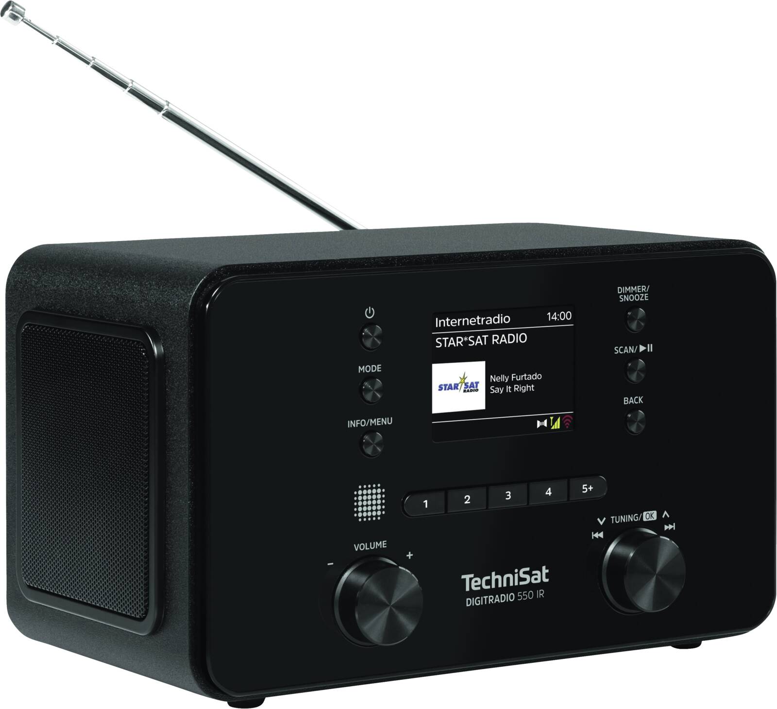 Abbildung 2 zu Technisat Radio DIGITRADIO550IR schwarz DAB DAB+ UKW USB Bluetooth WLAN