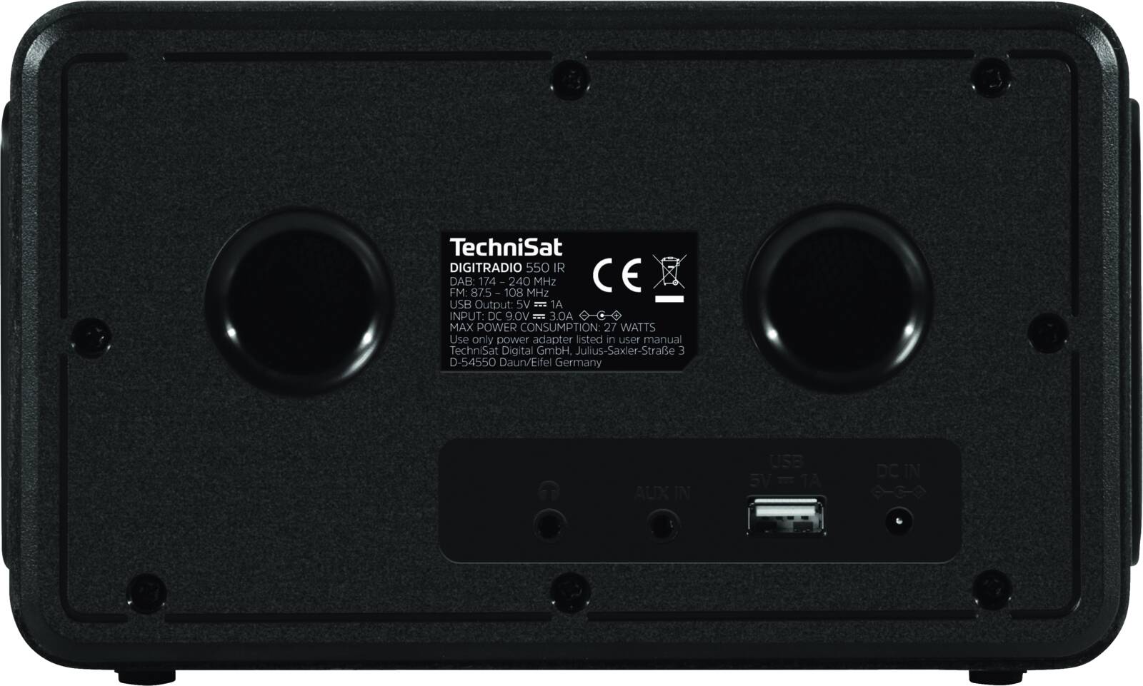 Abbildung 3 zu Technisat Radio DIGITRADIO550IR schwarz DAB DAB+ UKW USB Bluetooth WLAN