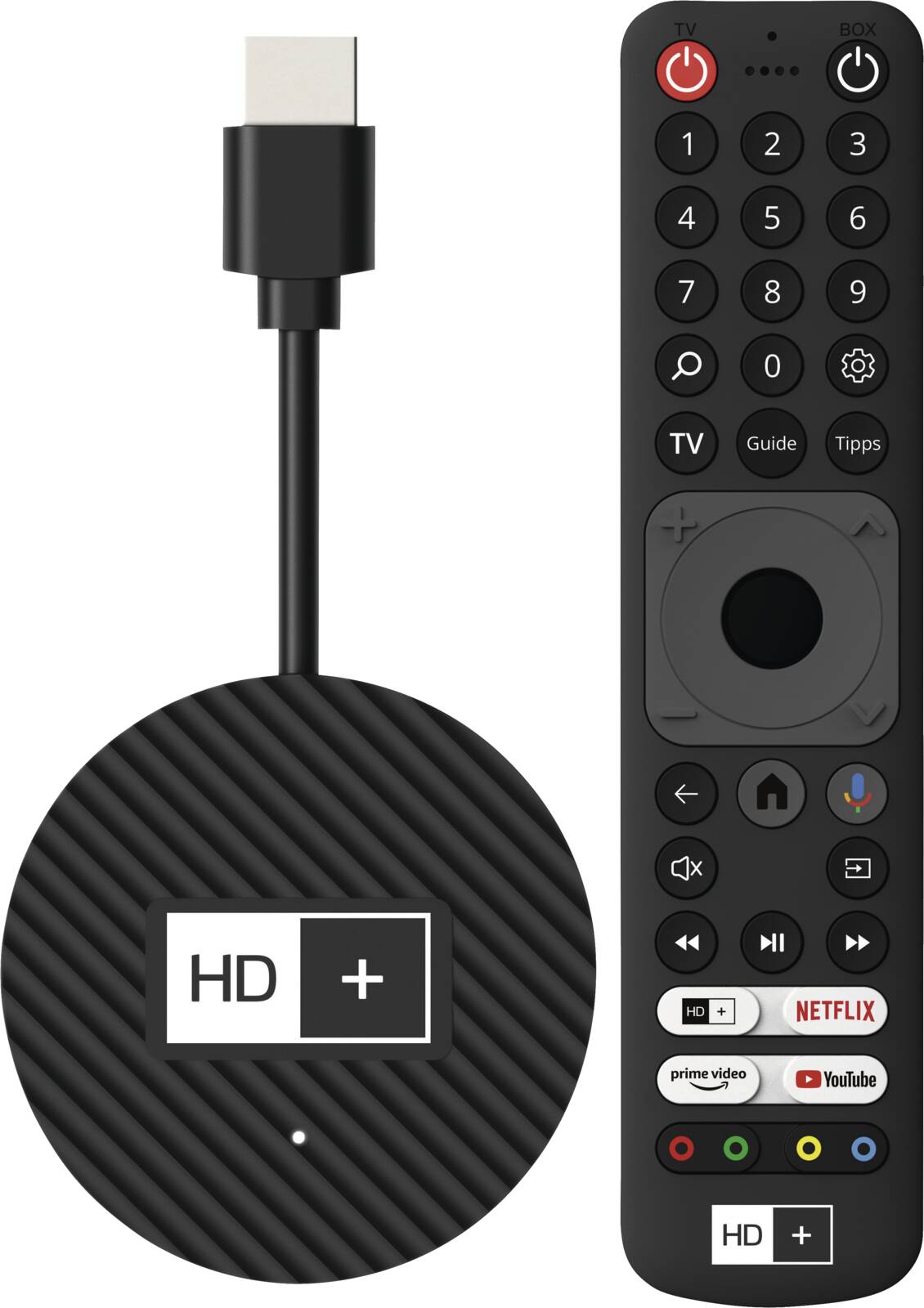 Abbildung 1 zu HD+ IP TV-Stick mit Fernbedienung und die ersten 3 Monate kostenlos