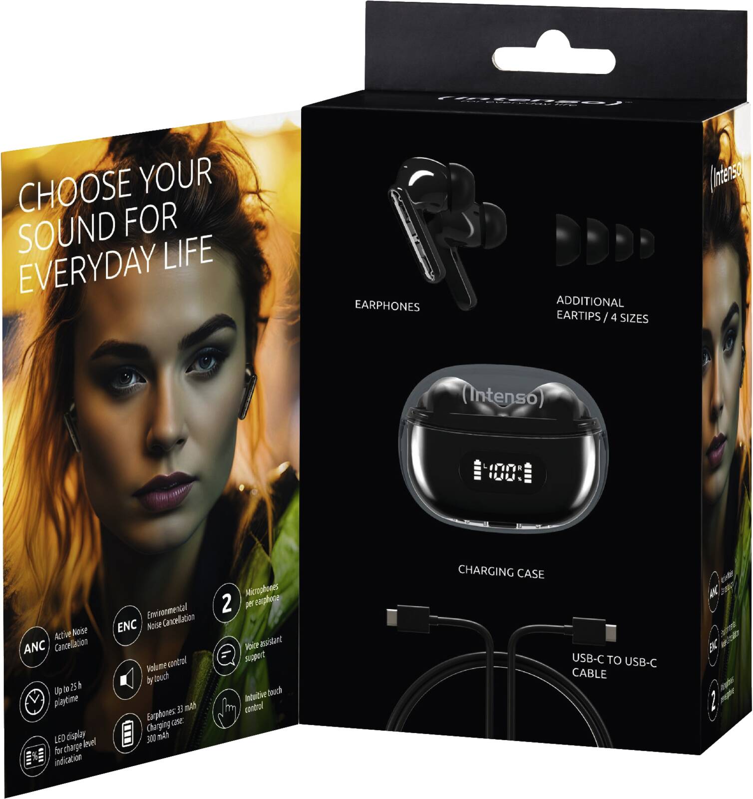 Abbildung 4 zu Intenso Kopfhörer Buds Plus T310AE TWS True Wireless Bluetooth 5.4 USB-C Akku