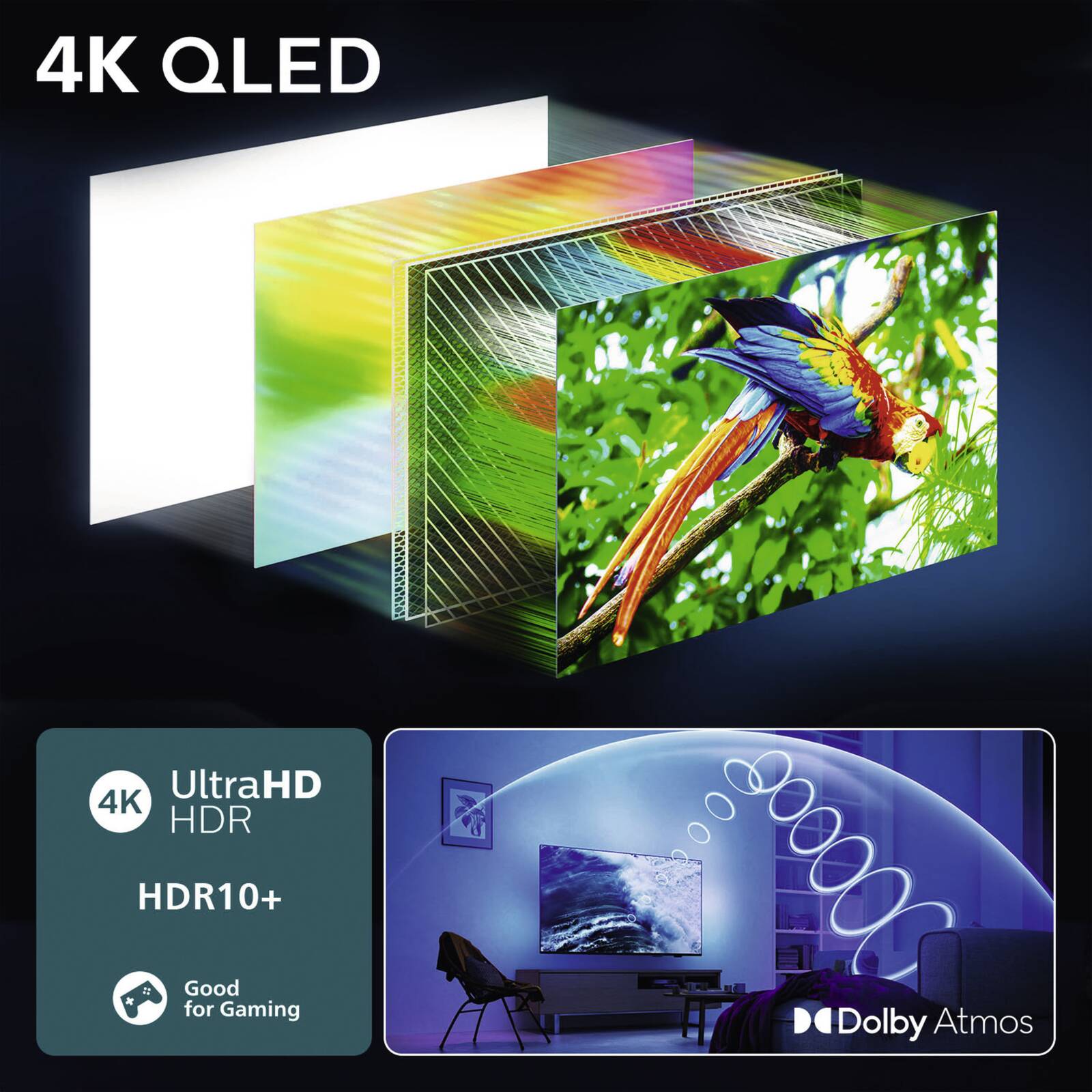 Abbildung 2 zu Philips LED smartTV 55PUS8600/12 55 Zoll Fernseher 4 K Ambilight 3 EEK F