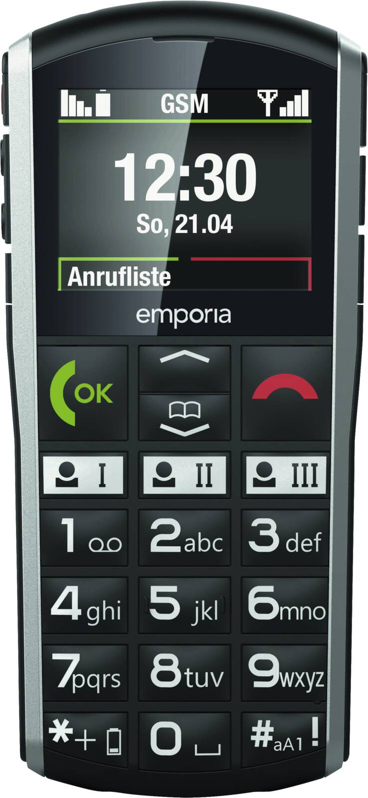 Abbildung 1 zu Emporia Handy Telefon SIMPLICITY V27 2 Zoll Notruf Funktion Großwahltasten