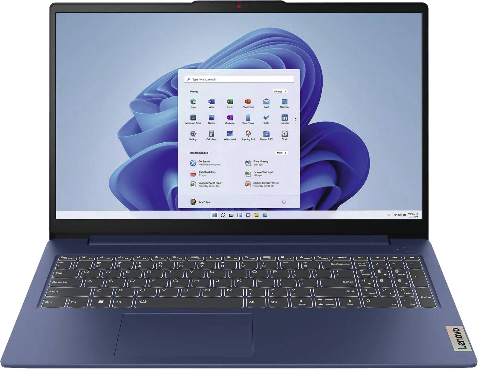 Abbildung 1 zu Lenovo IdeaPad Slim 3 15AMN8 Notebook, 15,6 Zoll, IPS-Panel, matt, 16GB, 512-SSD