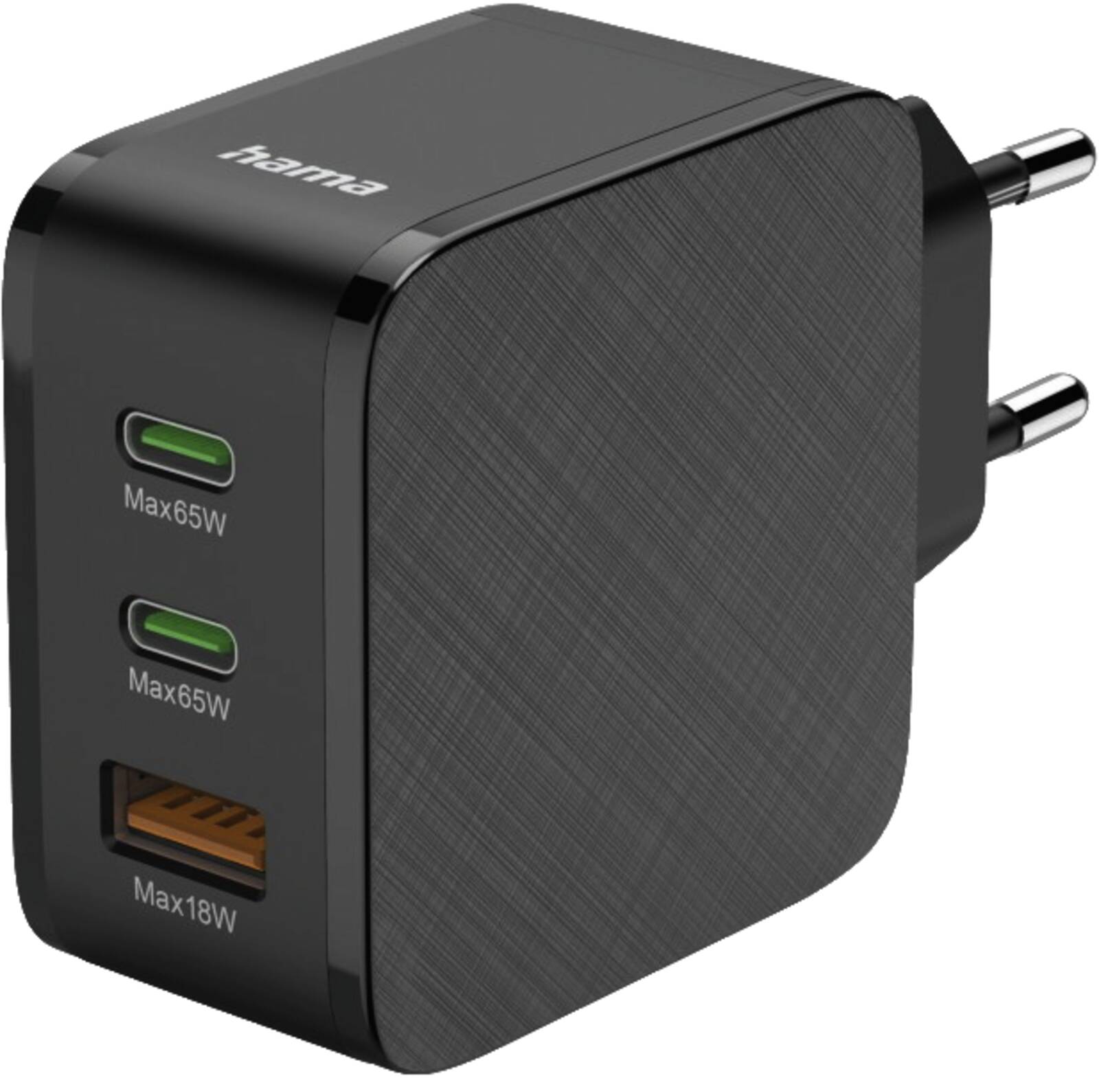 Abbildung 1 zu Hama Ladegerät 201961 Schnellladegerät 65W USB-C USB-A PD Quick Charge