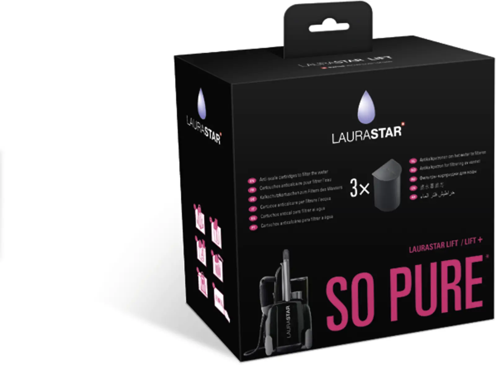 Laurastar Lift / Lift Plus Anti-kalkpatroon - 3 Stuks