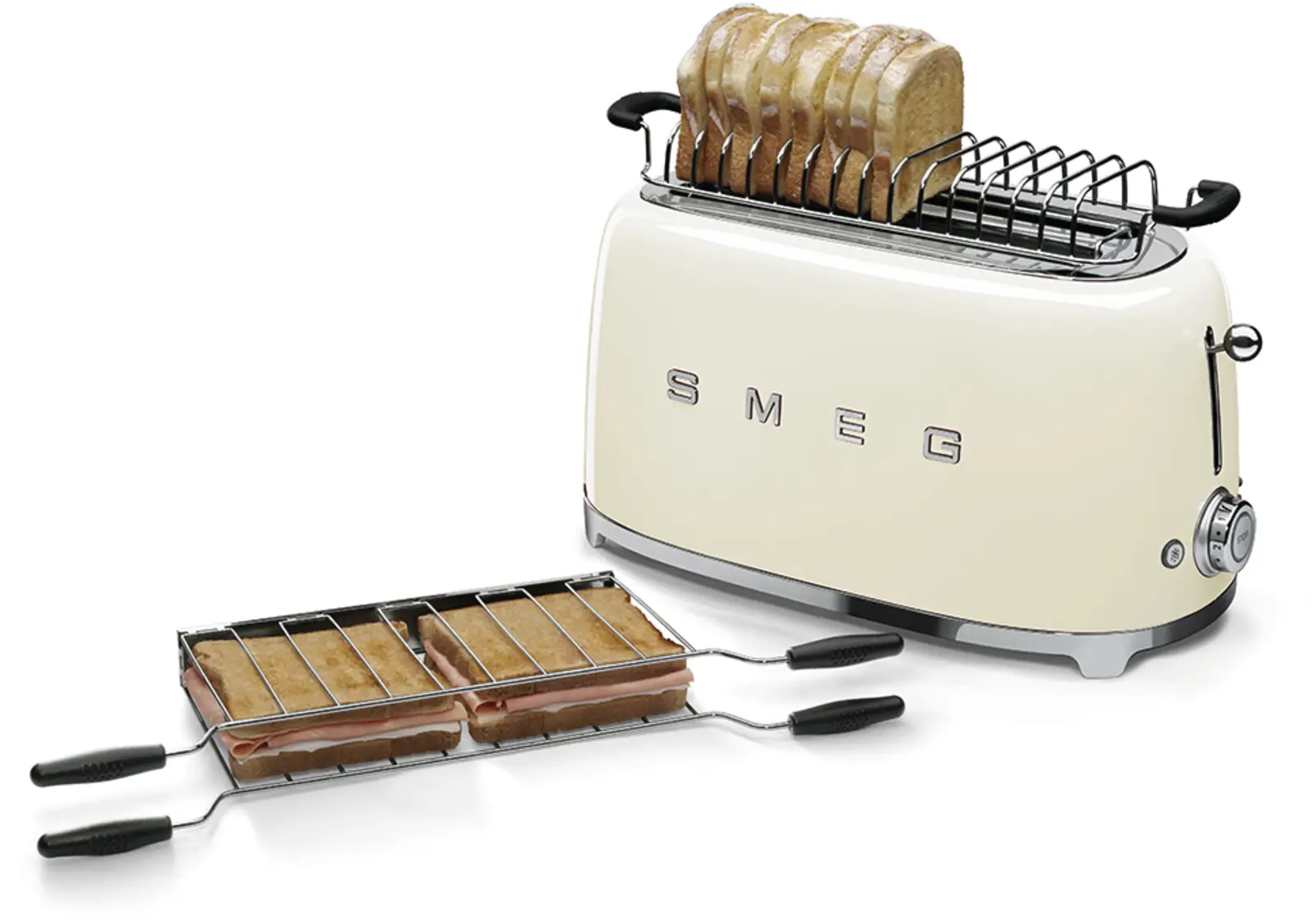 SMEG TSF02CREU 50's Style Broodrooster - Creme
