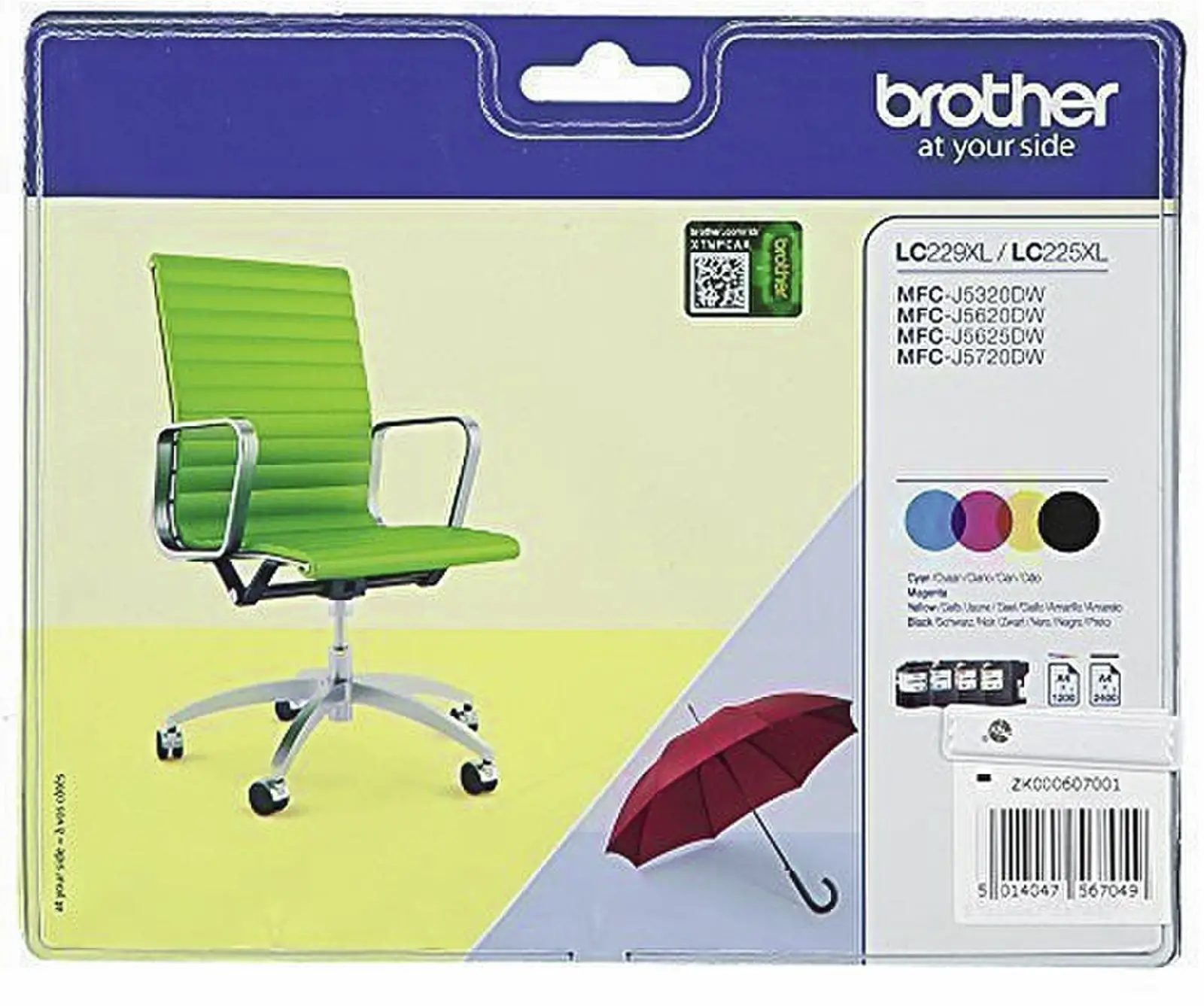 Brother LC229 xl ink multi bcmy bls
