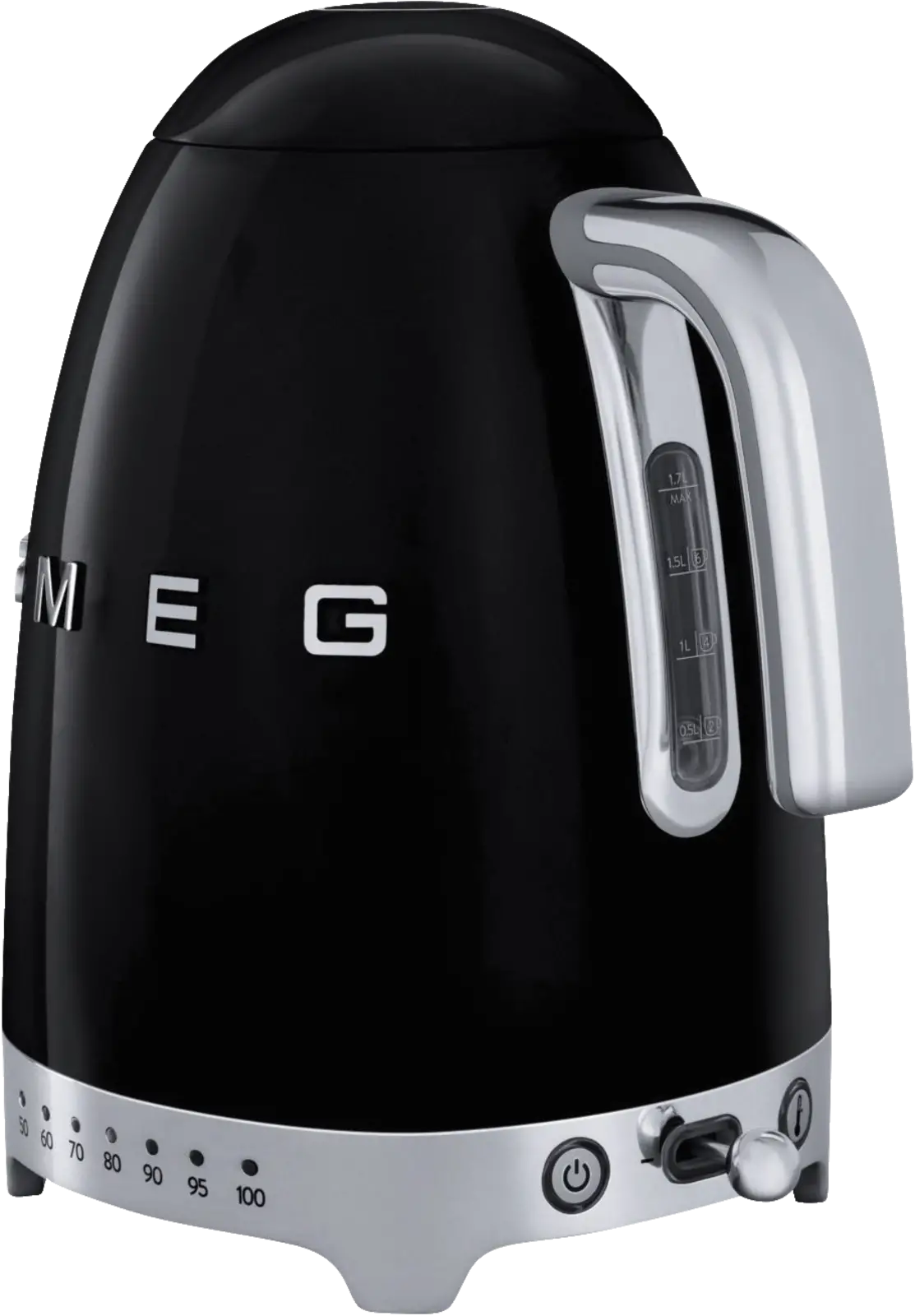 SMEG KLF04BLEU Waterkoker 50's Style - Zwart
