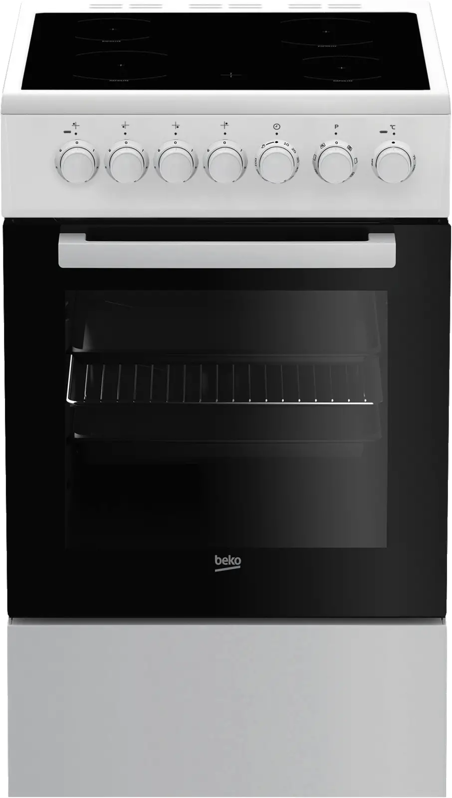 Beko FSM57100GW keramisch fornuis