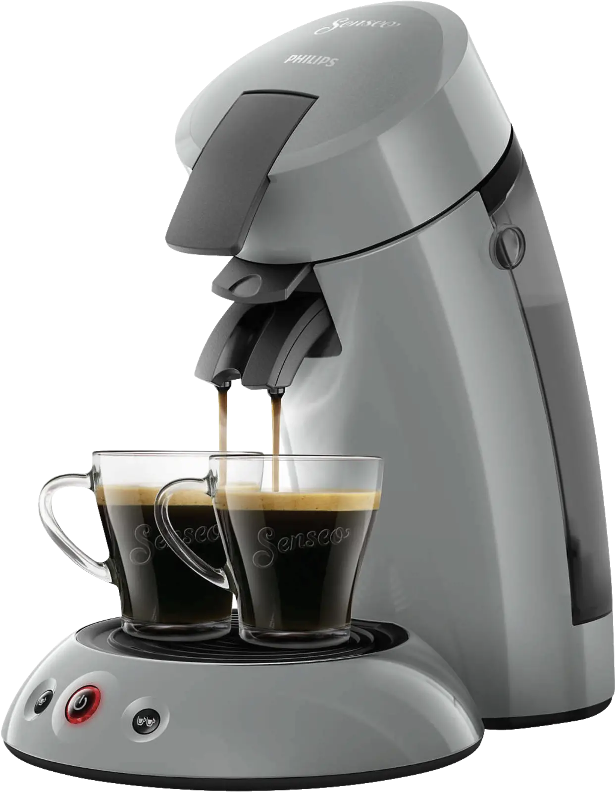 Philips SENSEO HD6553/70 Original Koffiepadmachine - Zilver Grijs