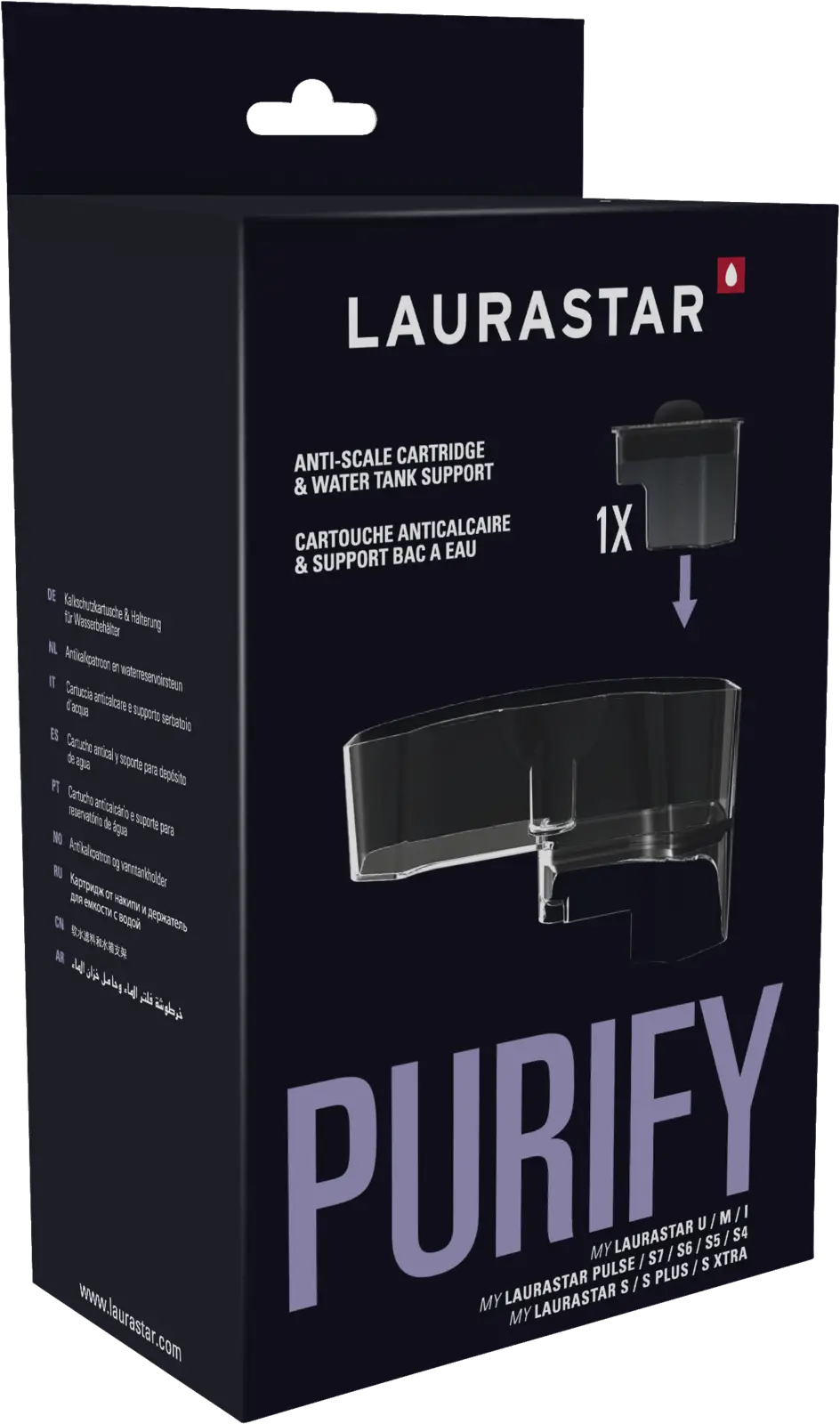 Laurastar Purify Geïntegreerd Antikalkfilter met Patroon
