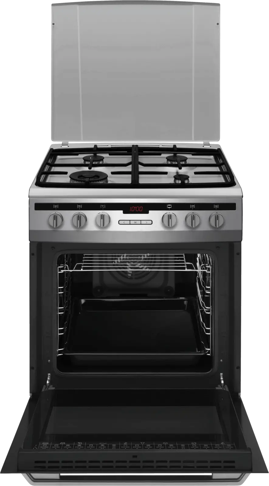 Inventum VFG6034WGRVS Gasfornuis