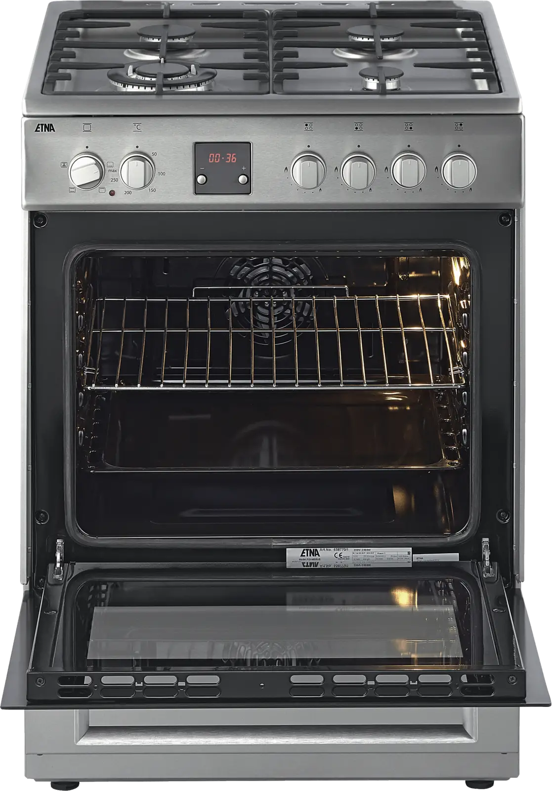 ETNA FGV460RVS Gasfornuis