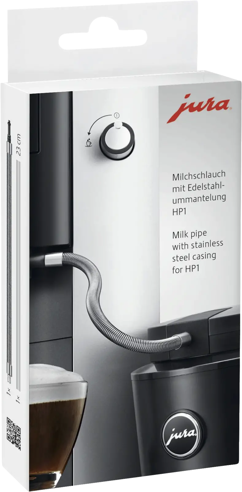 JURA melkslang met RVS ommanteling HP1