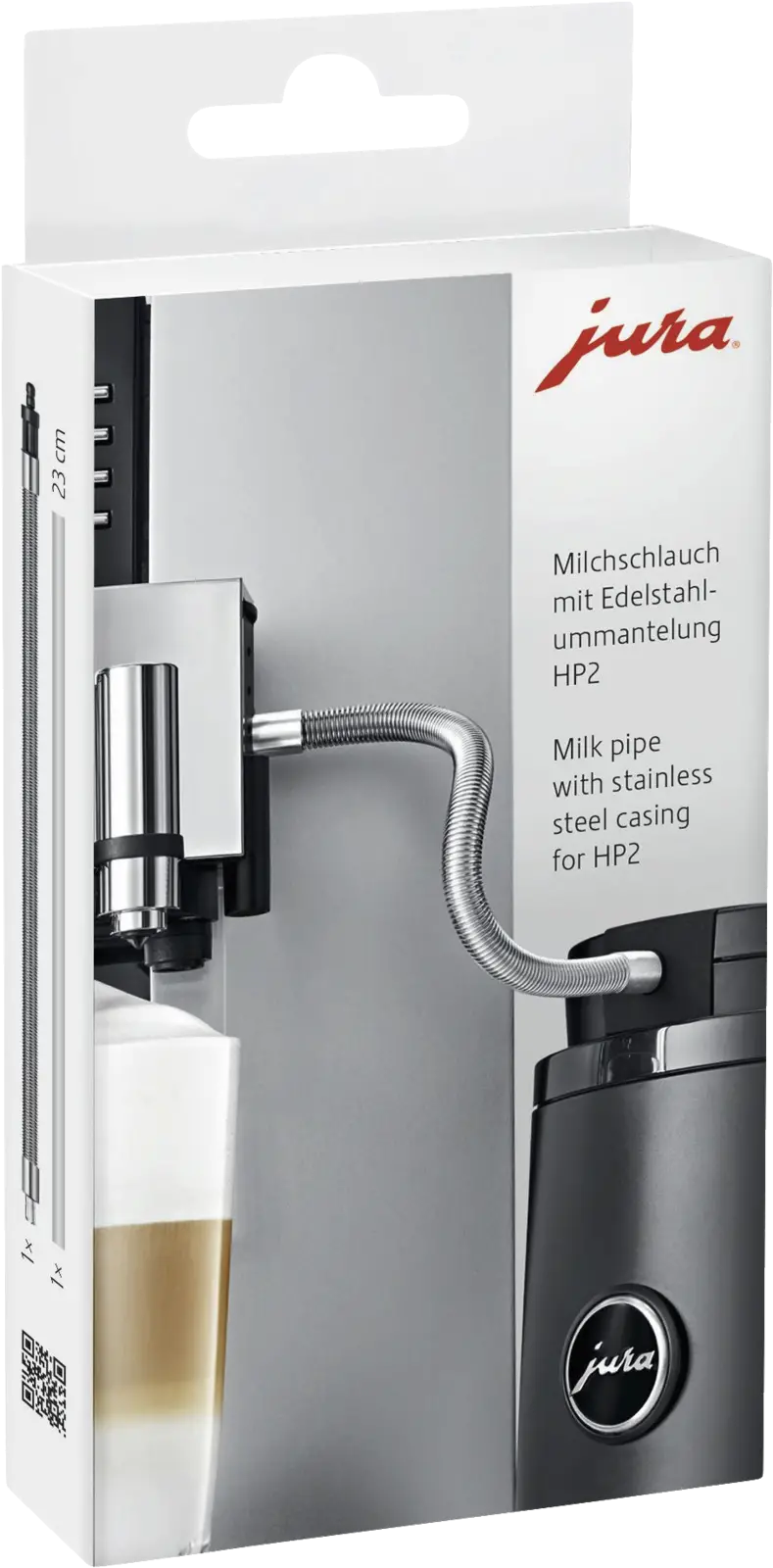 JURA melkslang met RVS ommanteling HP2