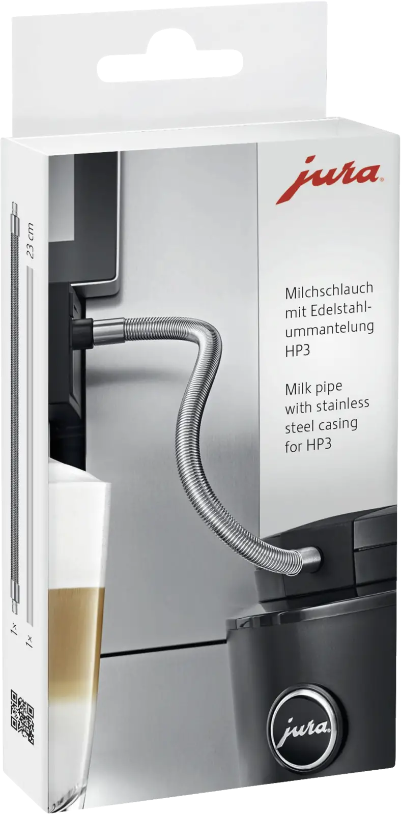 JURA melkslang met RVS ommanteling HP3