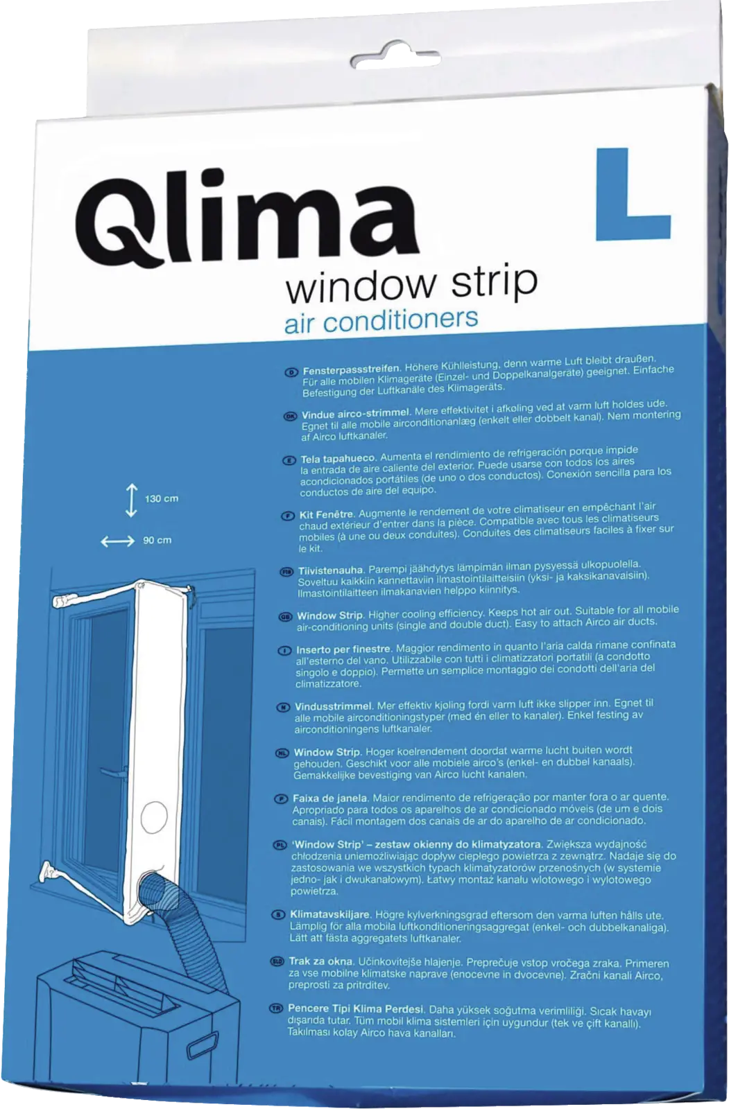 Qlima Window fittig KIT Large