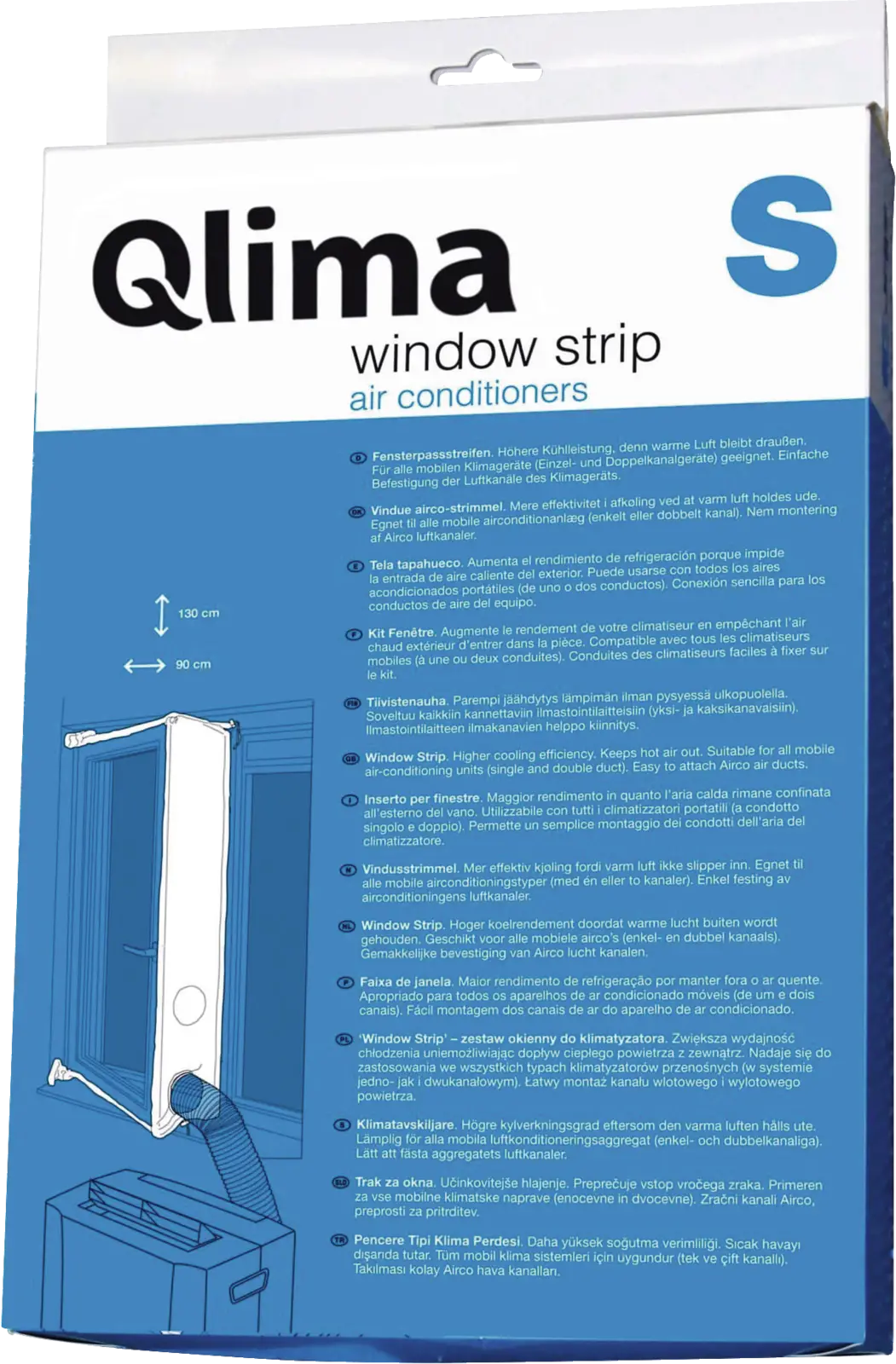 Qlima Window fitting KIT Small