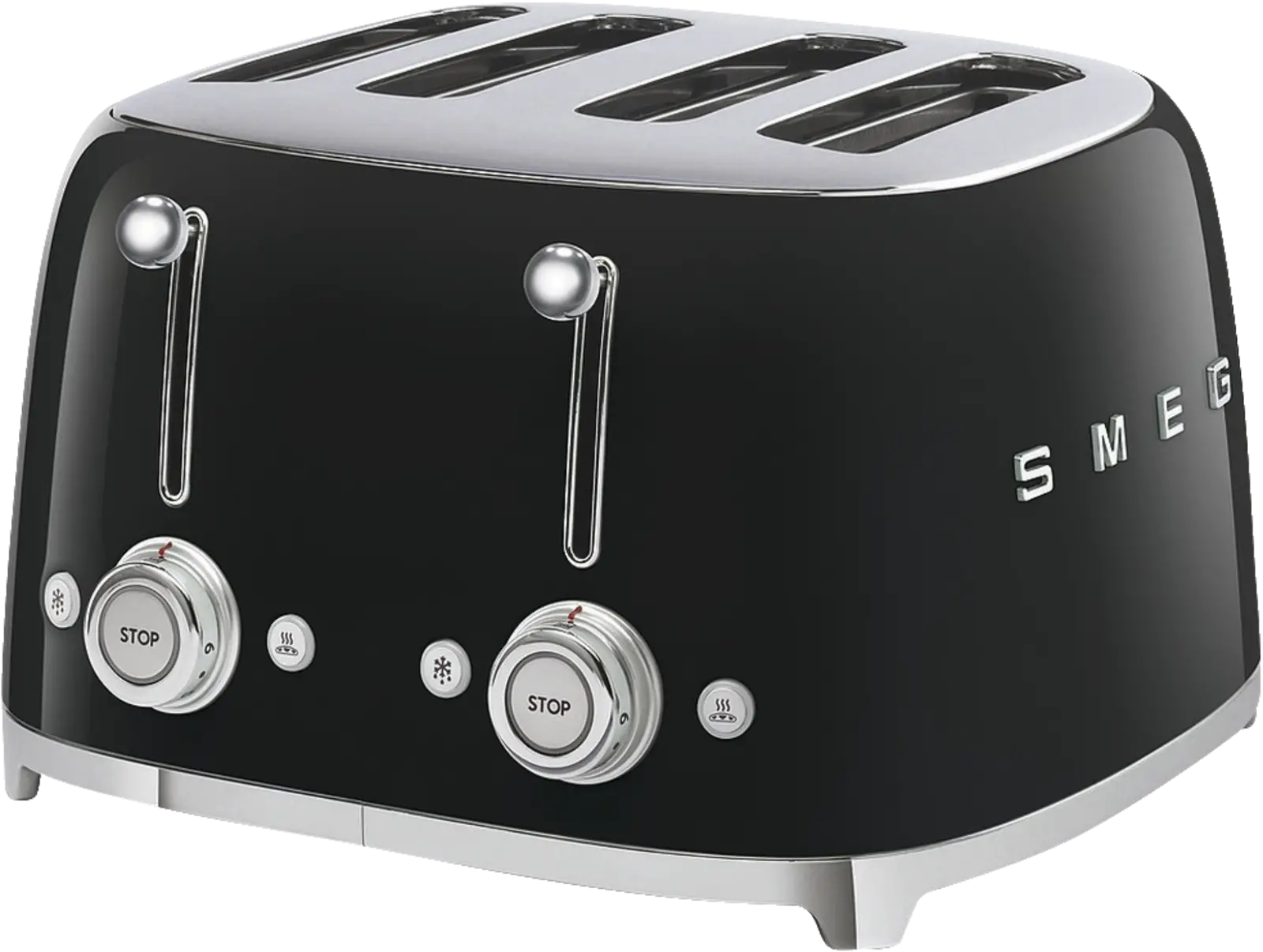 SMEG TSF03BLEU 50's Style Broodrooster - Zwart