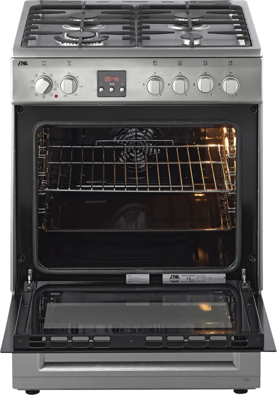 ETNA FGV760RVS Gasfornuis