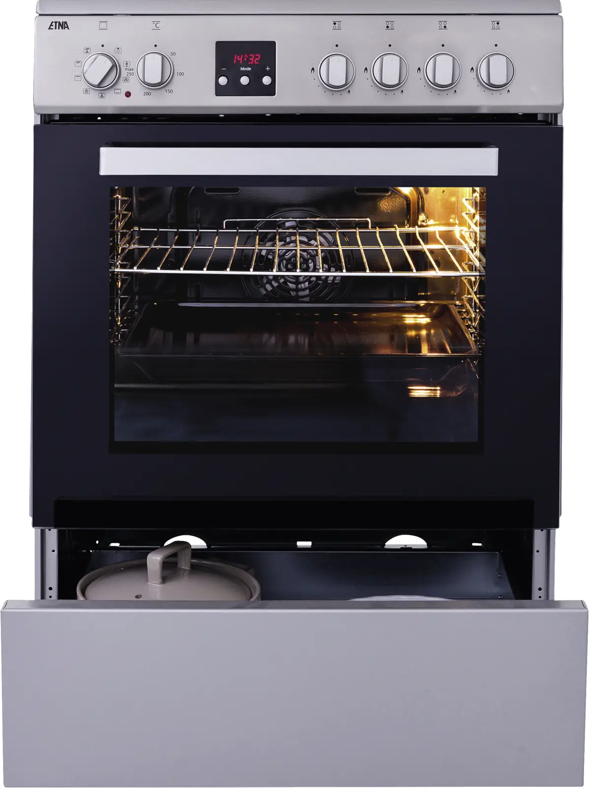 ETNA FGV760RVS Gasfornuis