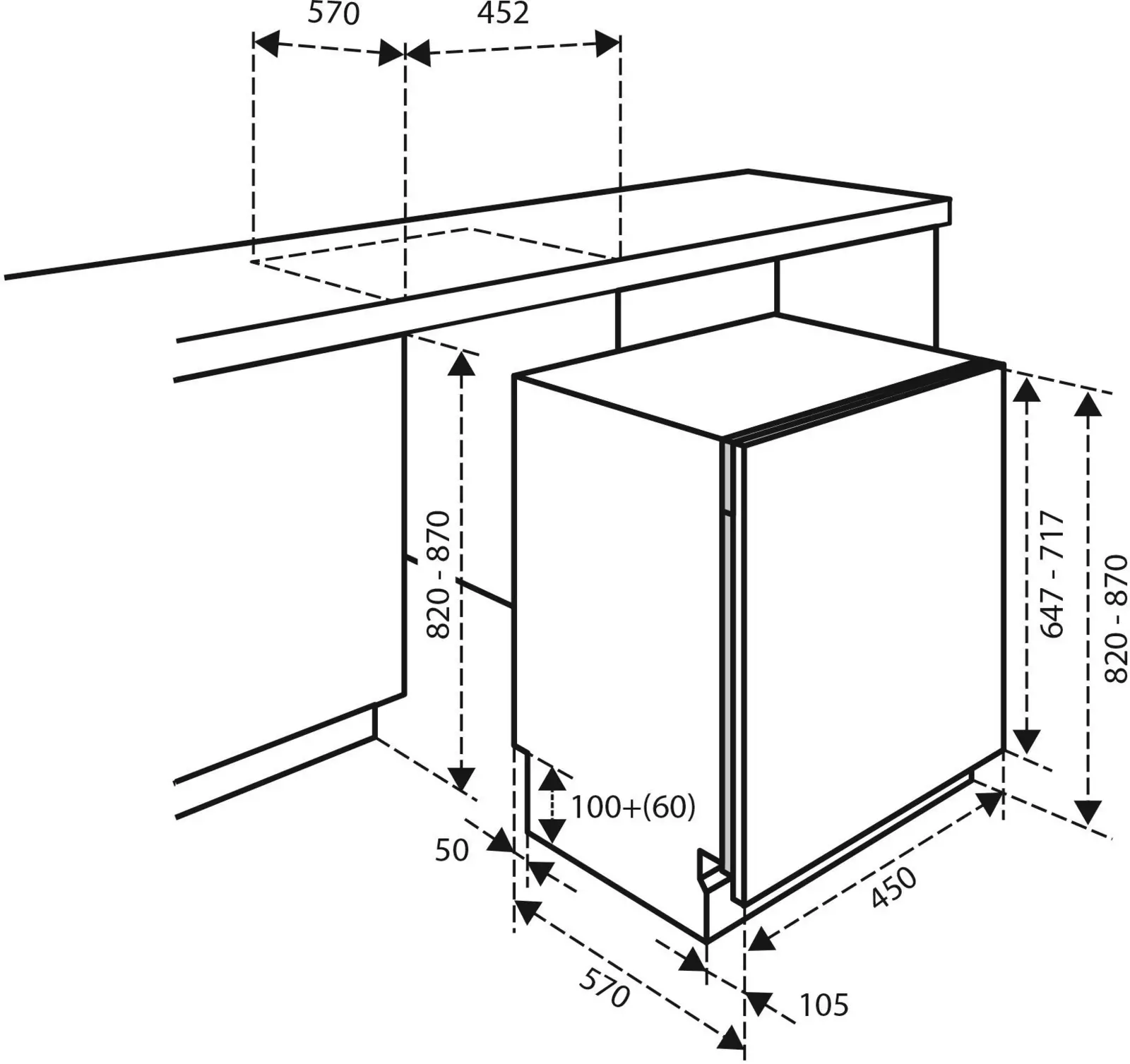 Inventum IVW4508A Inbouw Vaatwasser