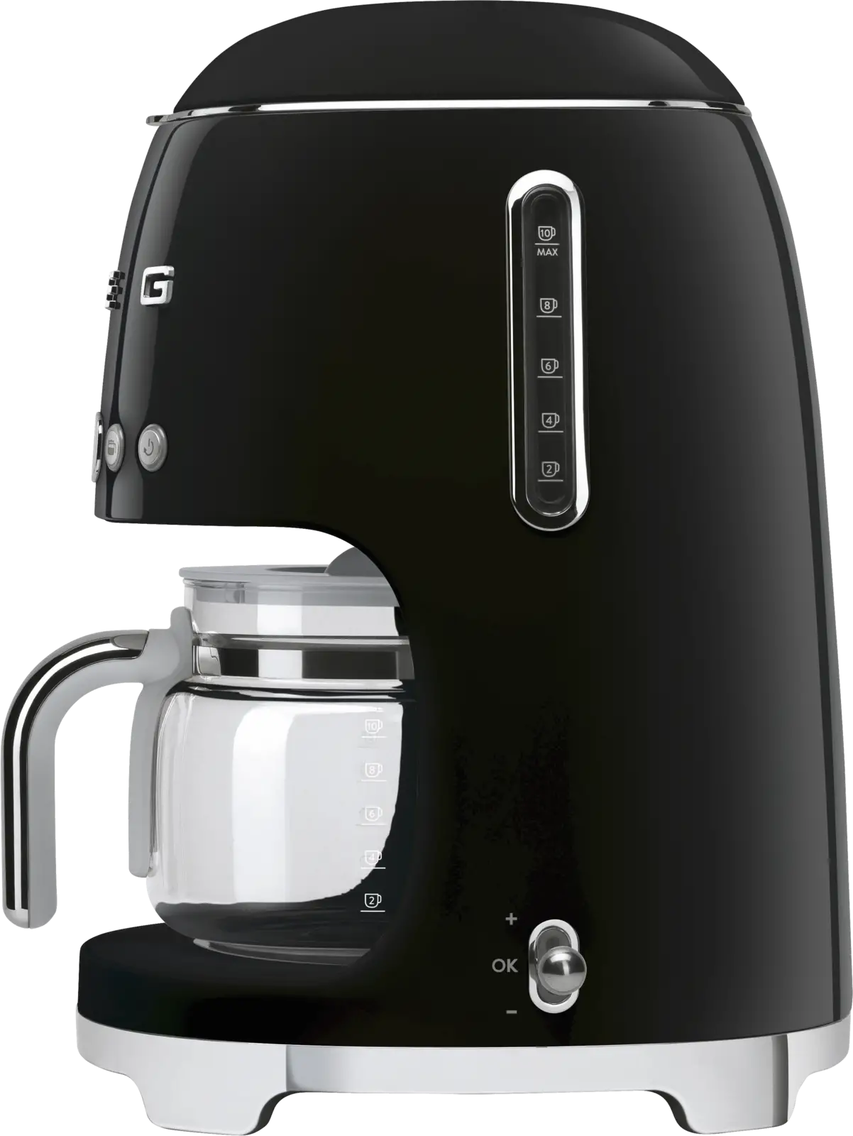 SMEG DCF02BLEU 50's Style Koffiemachine - Filterkoffie - Zwart