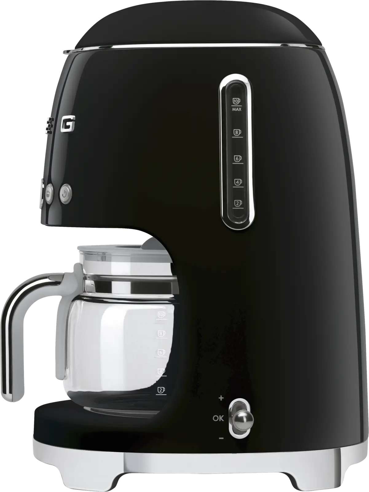 SMEG DCF02BLEU 50's Style Koffiemachine - Filterkoffie - Zwart