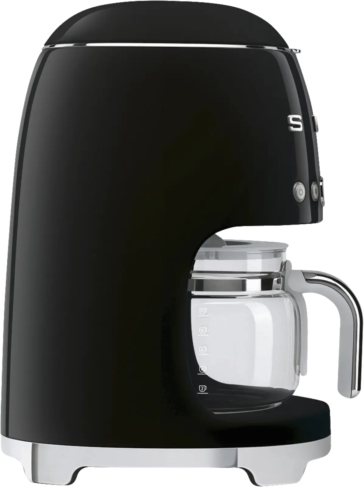 SMEG DCF02BLEU 50's Style Koffiemachine - Filterkoffie - Zwart