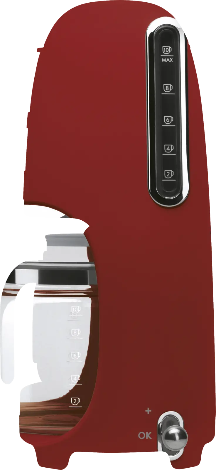 SMEG DCF02RDEU 50's Style Koffiezetapparaat - Filterkoffie