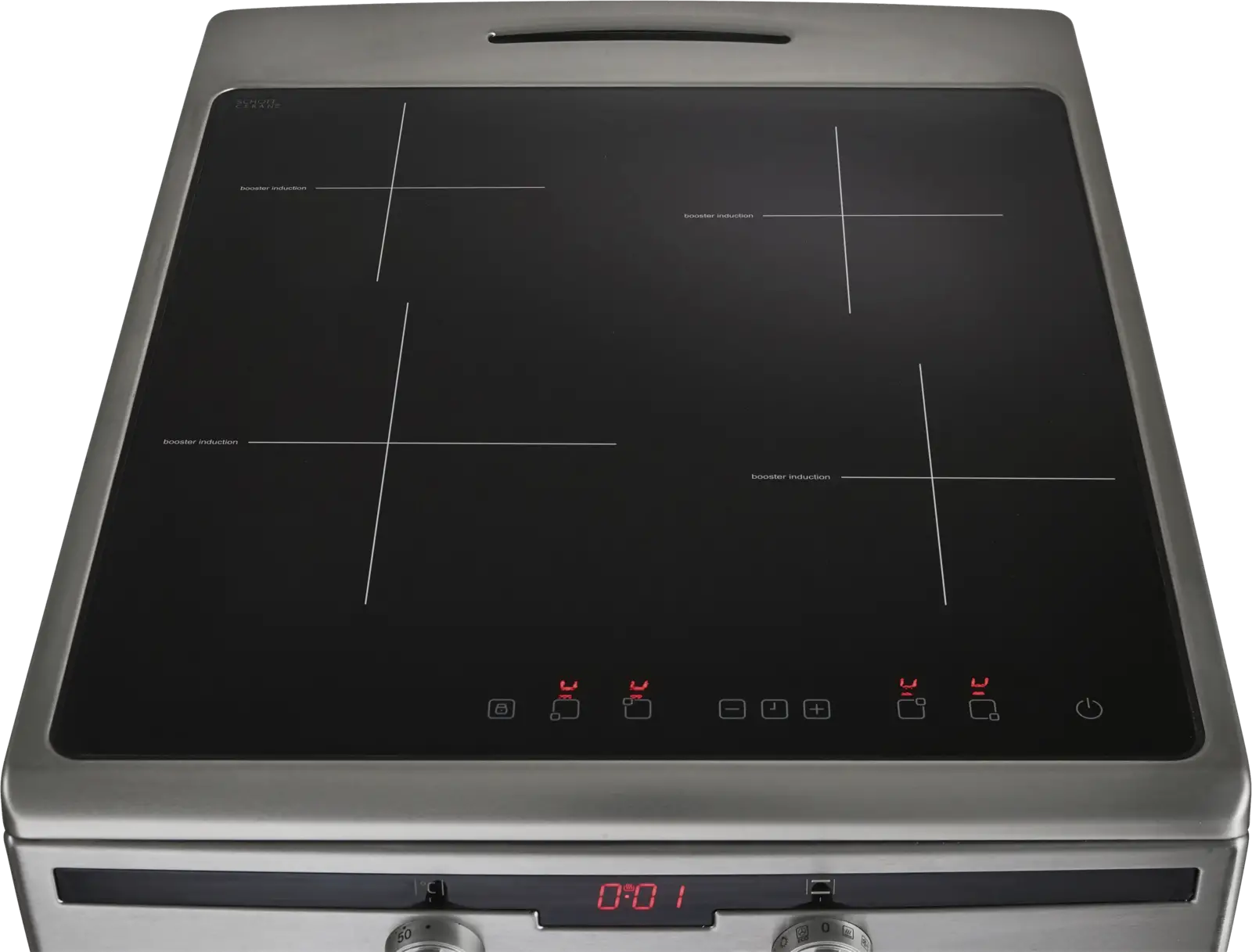 Inventum VFI5042RVS inductie fornuis