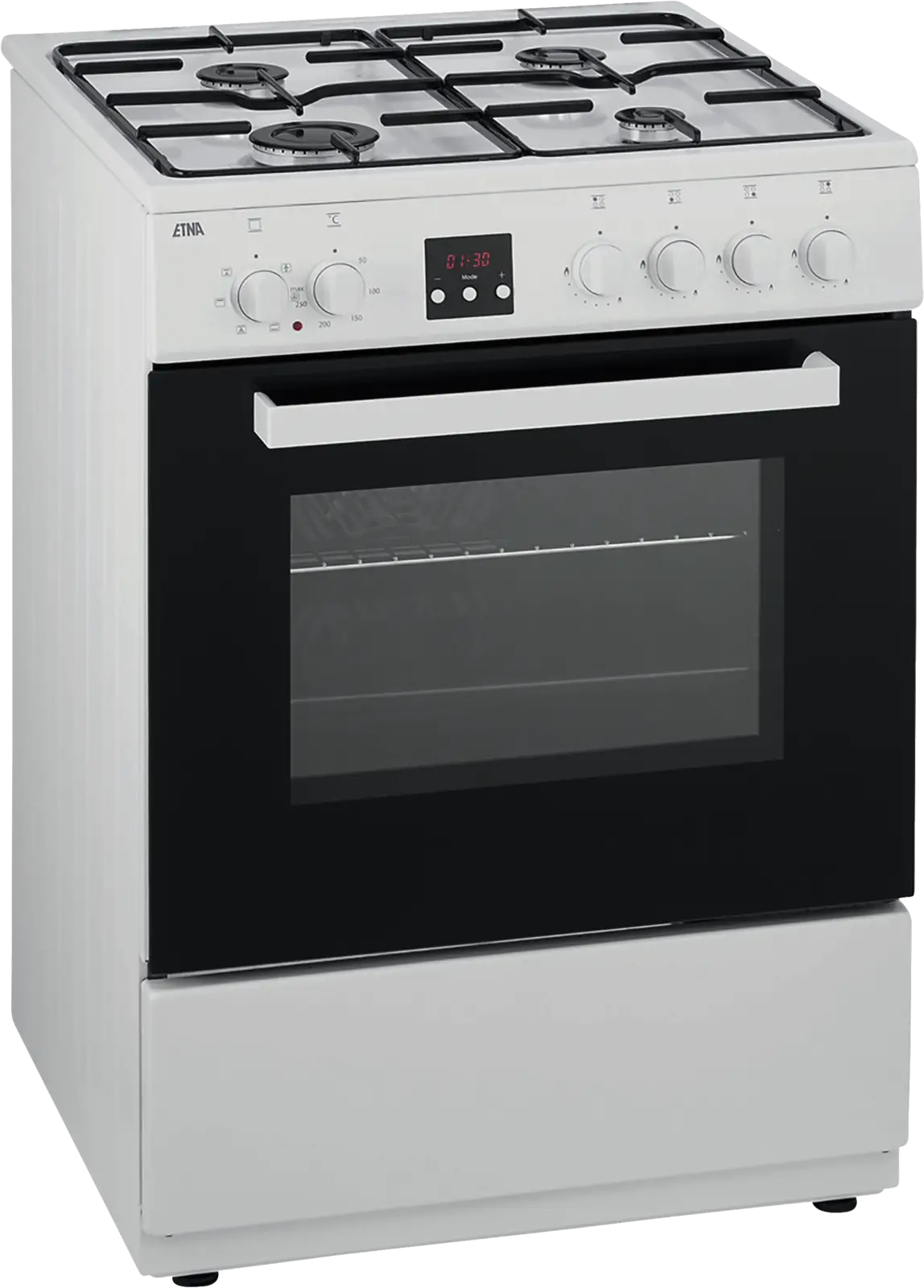 ETNA FGV561WIT Gasfornuis met Oven - 4 Pitten 