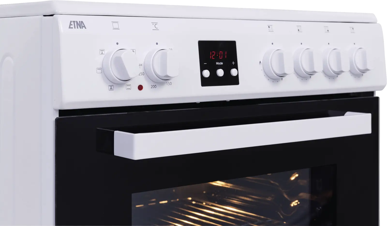 ETNA FGV561WIT Gasfornuis met Oven - 4 Pitten 