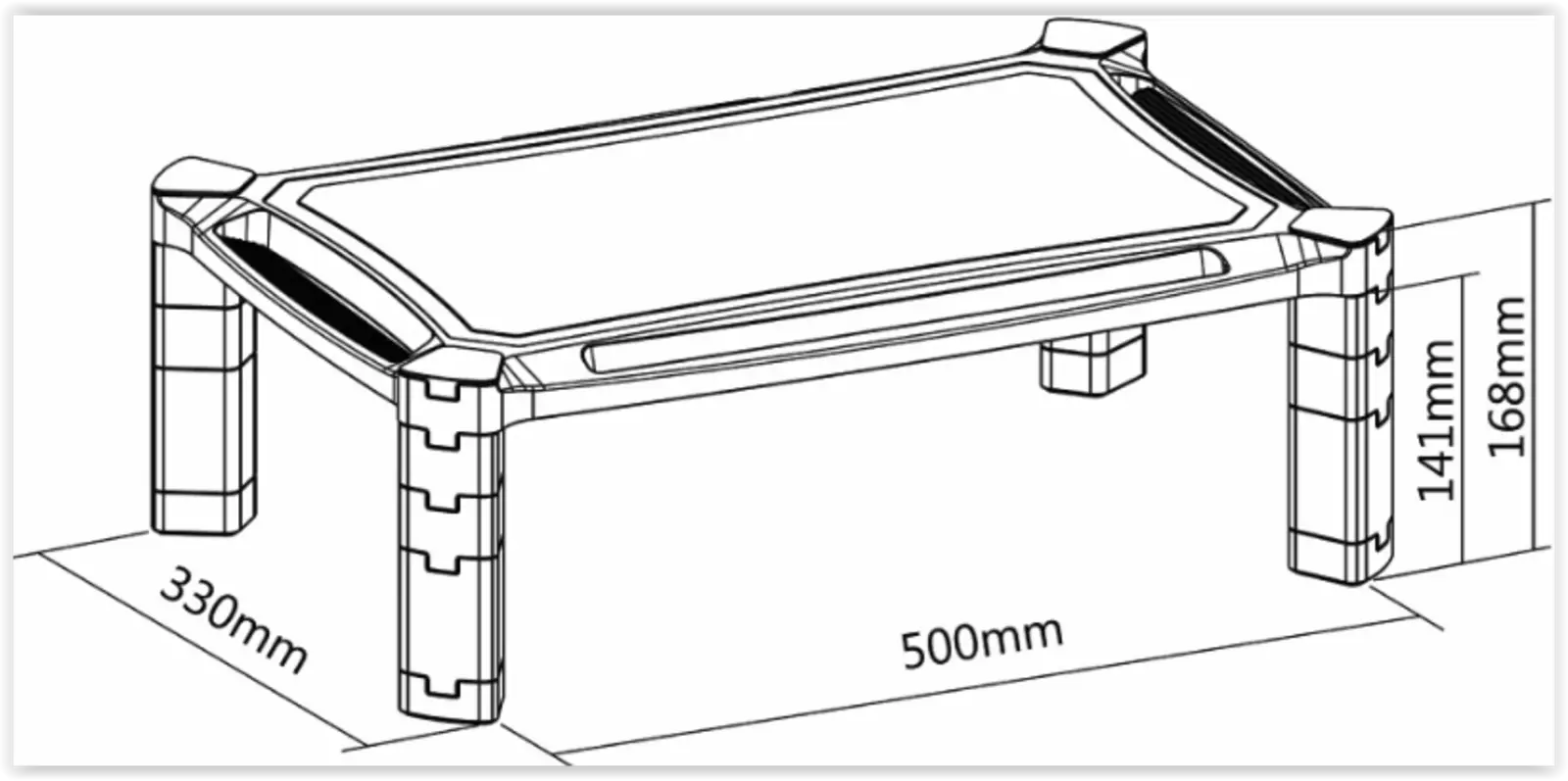 Neomounts by Newstar NSMONITOR20 monitorverhoger