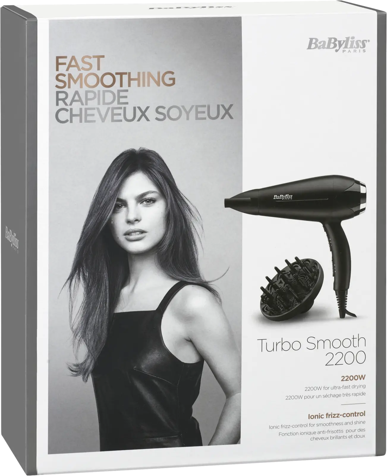 BaByliss D572DE Turbo Smooth Föhn - Haardroger 