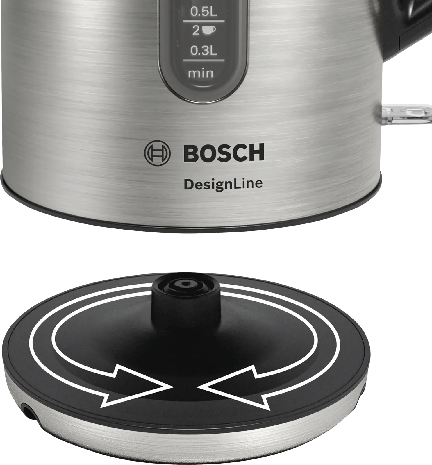 BOSCH TWK4P440 DesignLine Waterkoker - RVS 