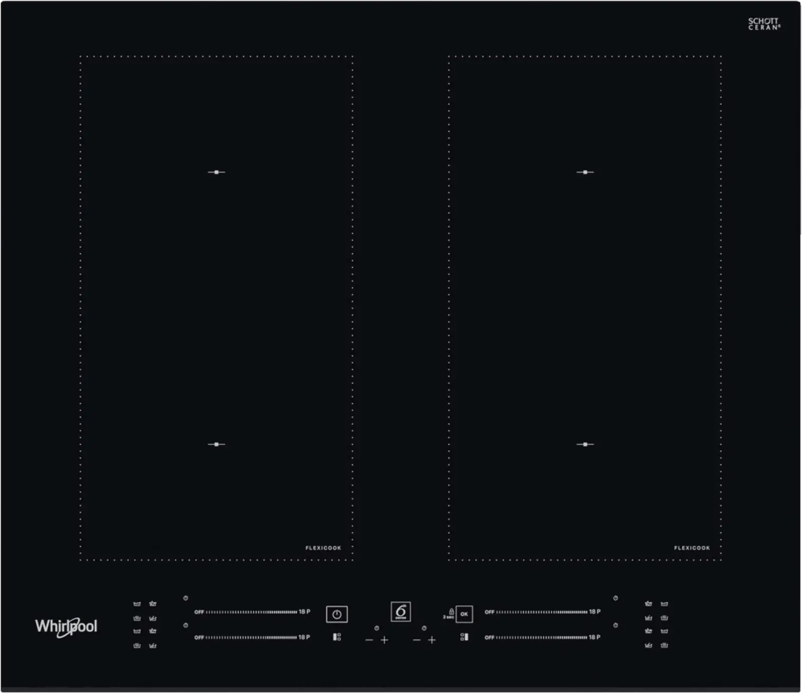 Whirlpool WL S3160 BF Inbouw Inductie Kookplaat