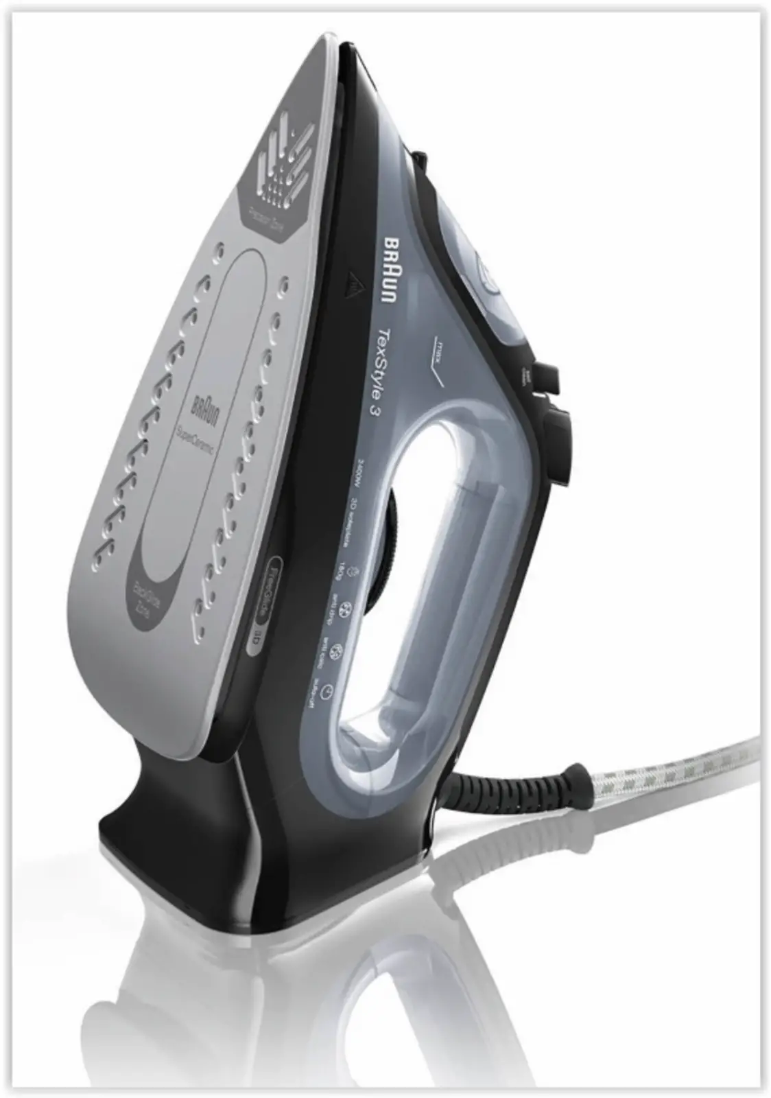 Braun SI3055BK TexStyle 3 Stoomstrijkijzer