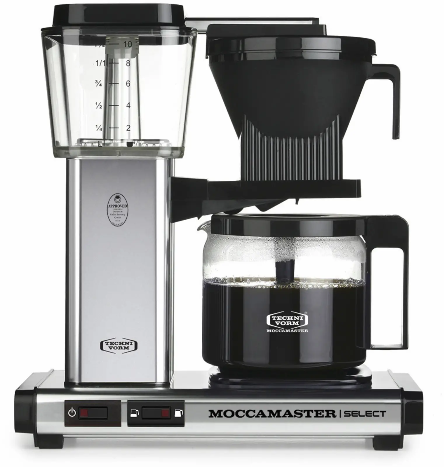 Moccamaster KBG Select Polished Silver koffiezetapparaat