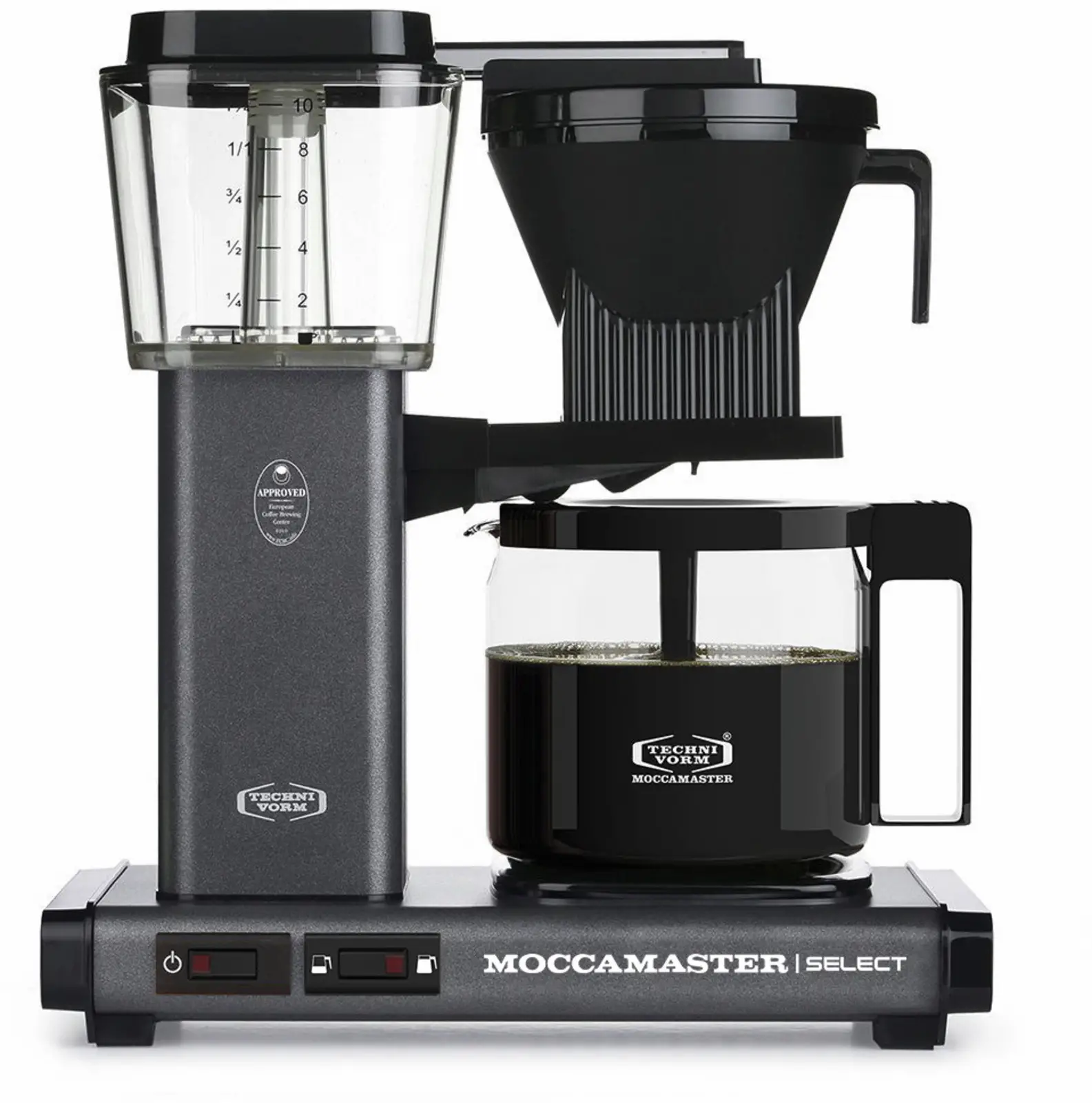 Moccamaster KBG Select Stone Grey koffiezetapparaat